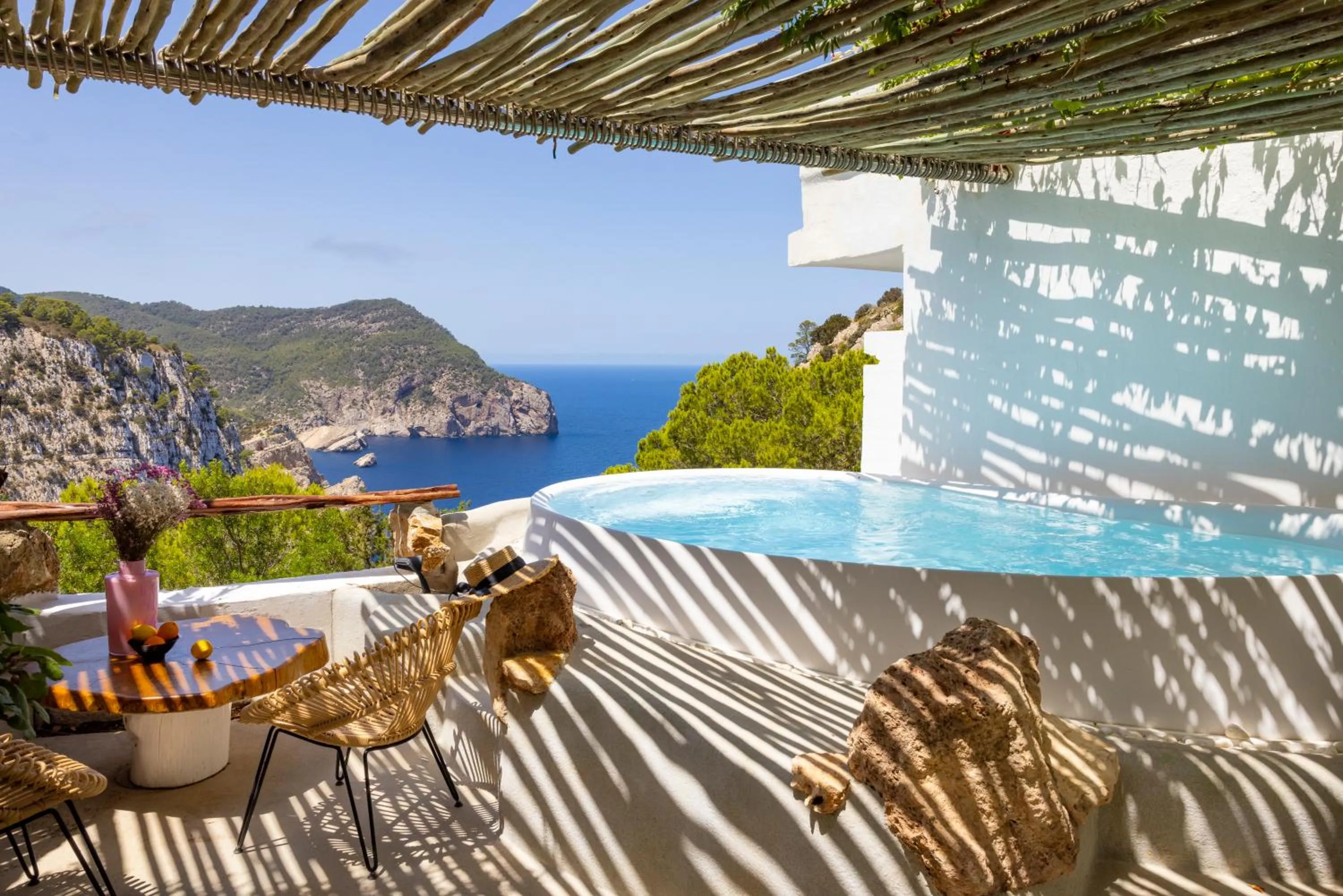 Natural landscape in Hacienda Na Xamena, Ibiza
