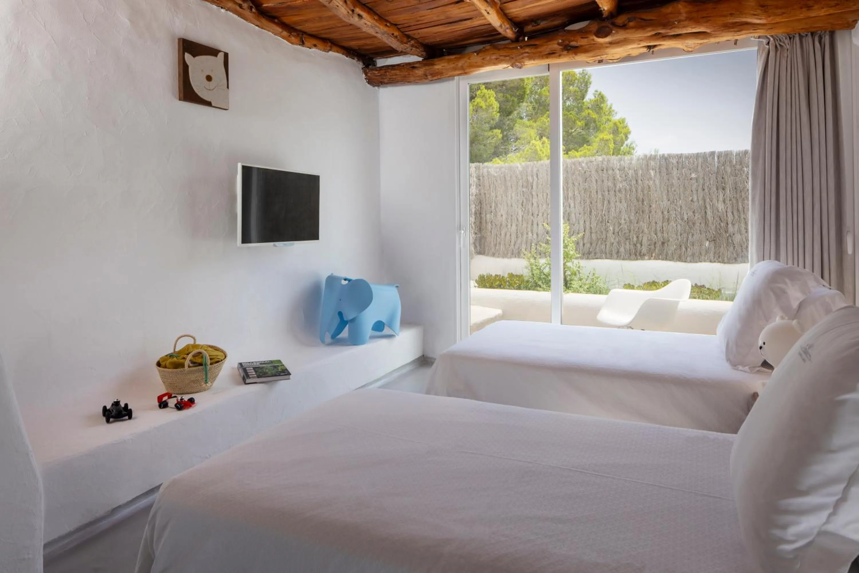 Bed in Hacienda Na Xamena, Ibiza