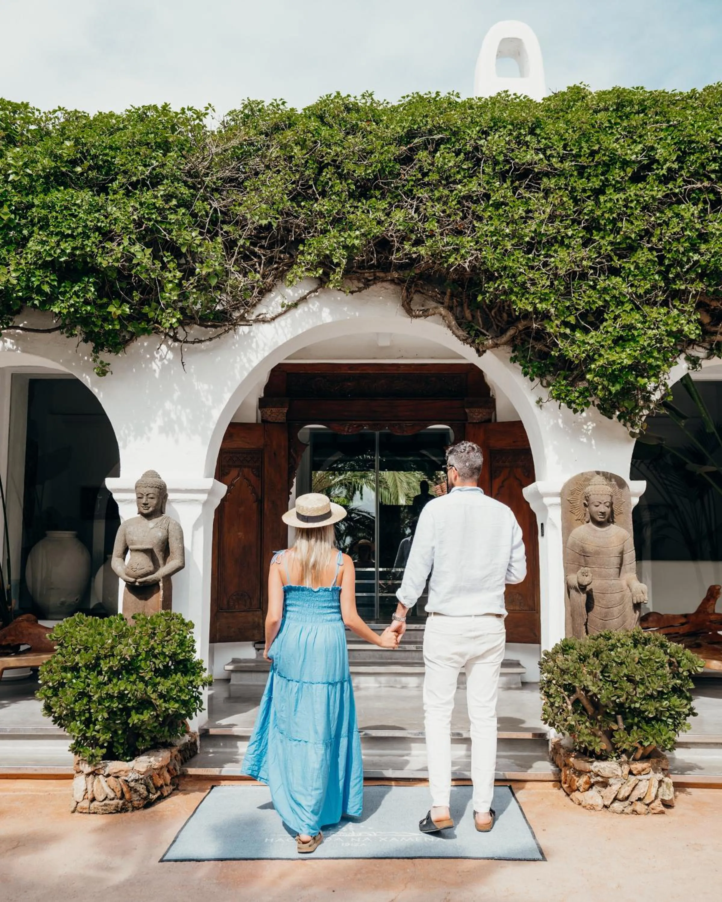 Facade/entrance in Hacienda Na Xamena, Ibiza