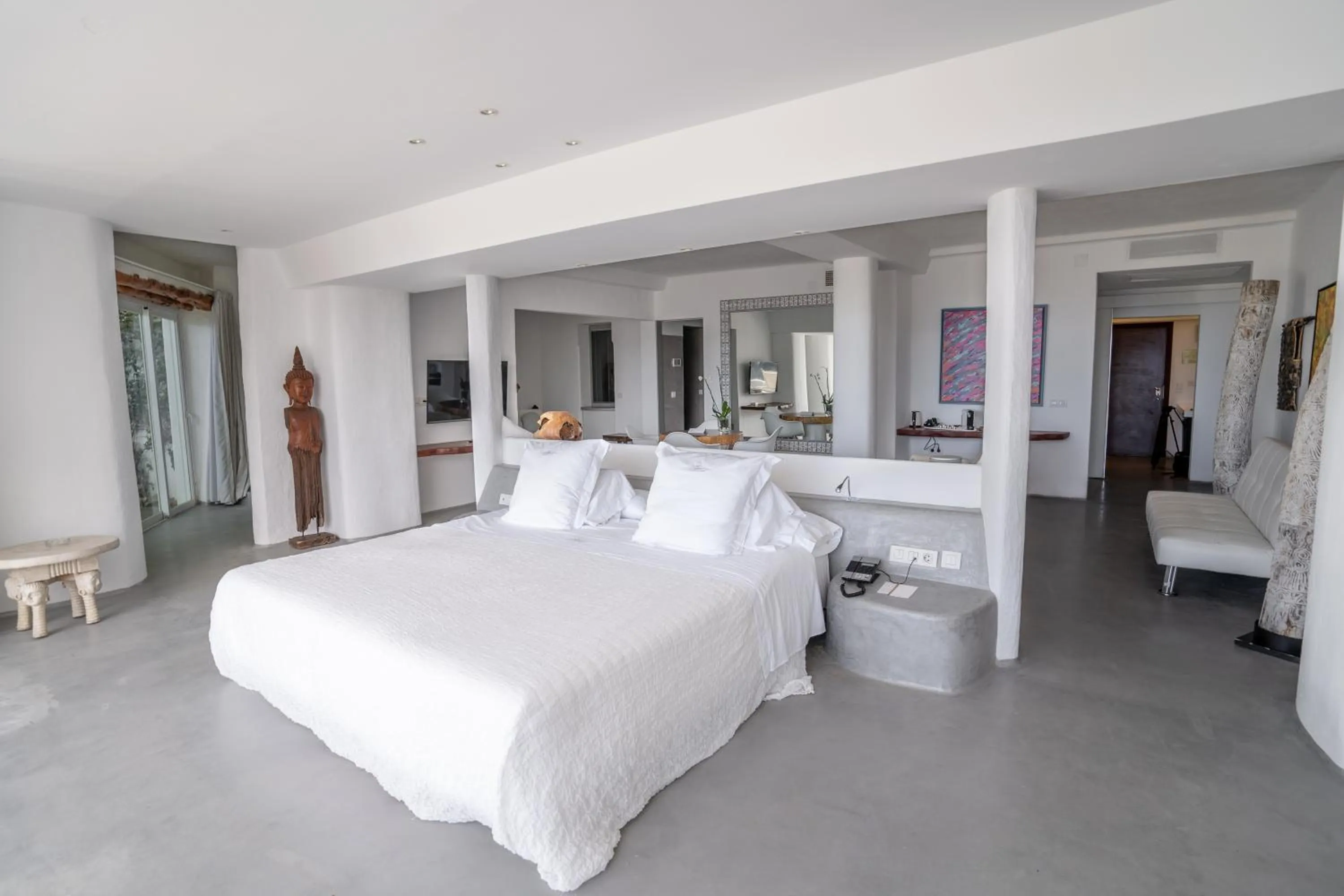 Bed in Hacienda Na Xamena, Ibiza