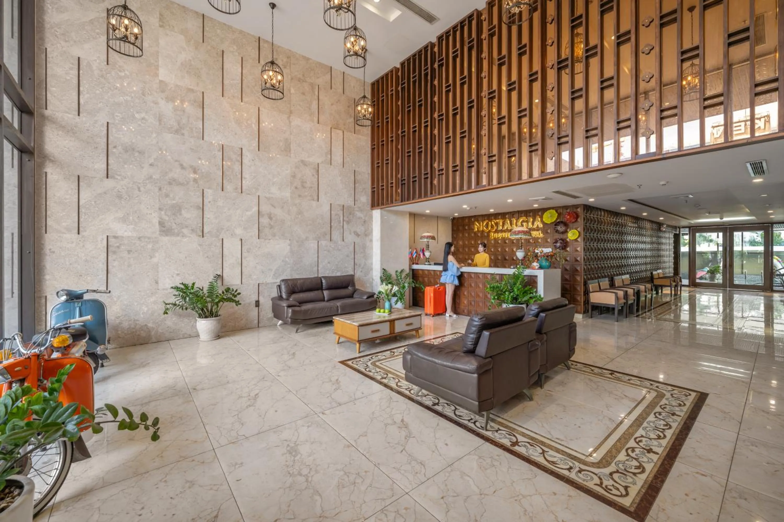 Communal lounge/ TV room in Nostalgia Boutique Hotel