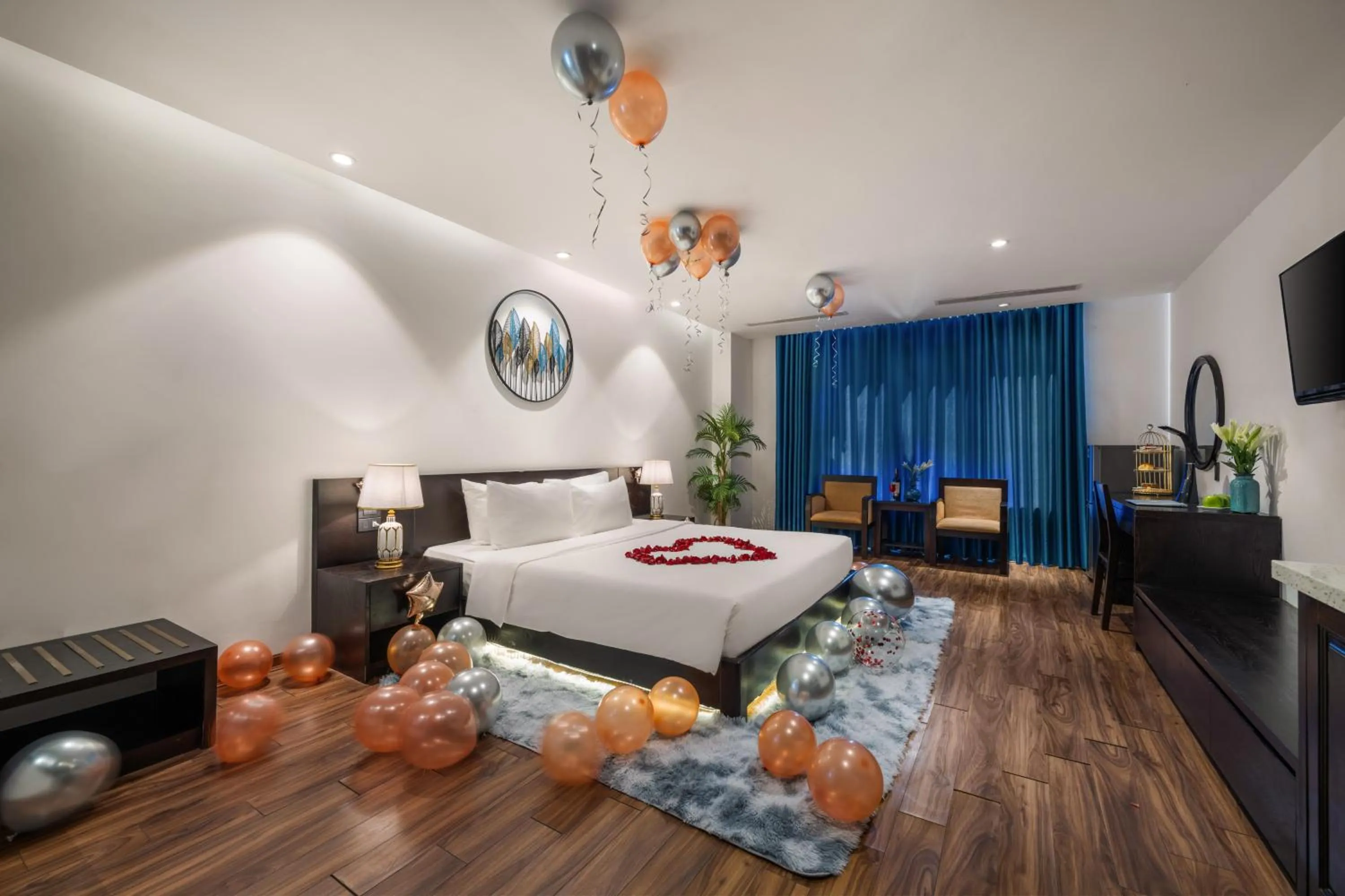 Night, Bed in Nostalgia Boutique Hotel