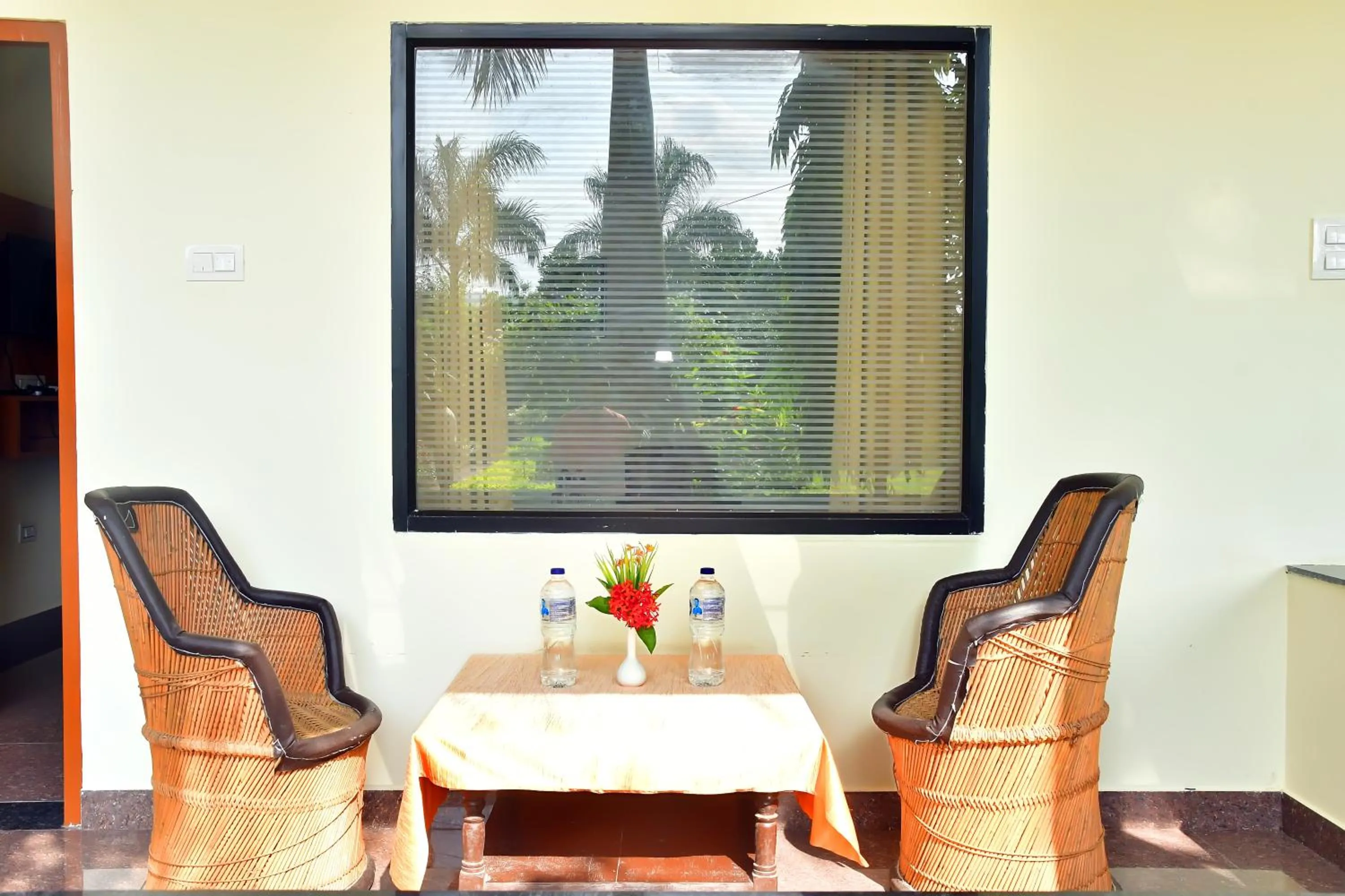 Seating area in Motibagh Resort