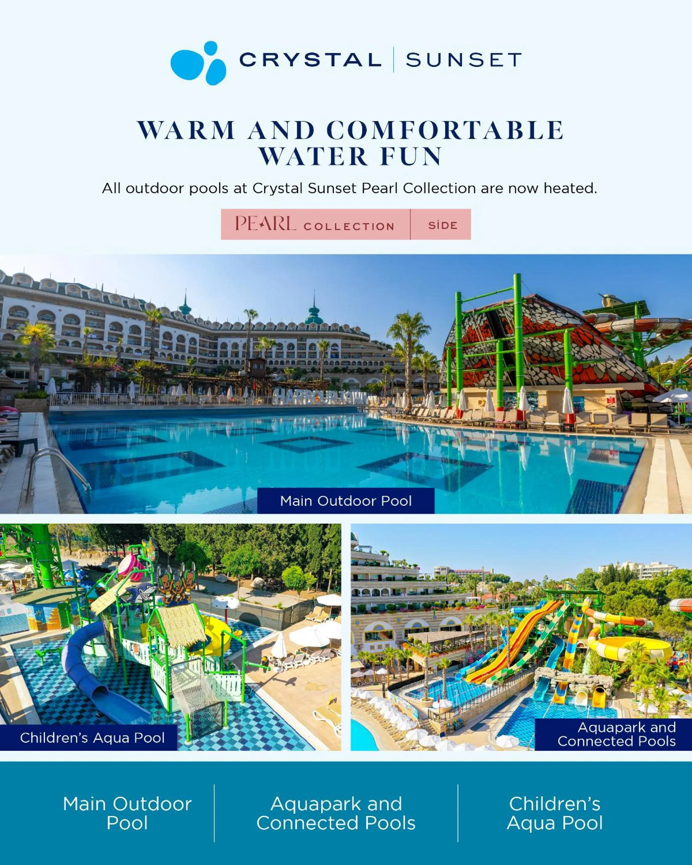 Swimming pool in Crystal Sunset Pearl Collection - Ultimate All Inclusive