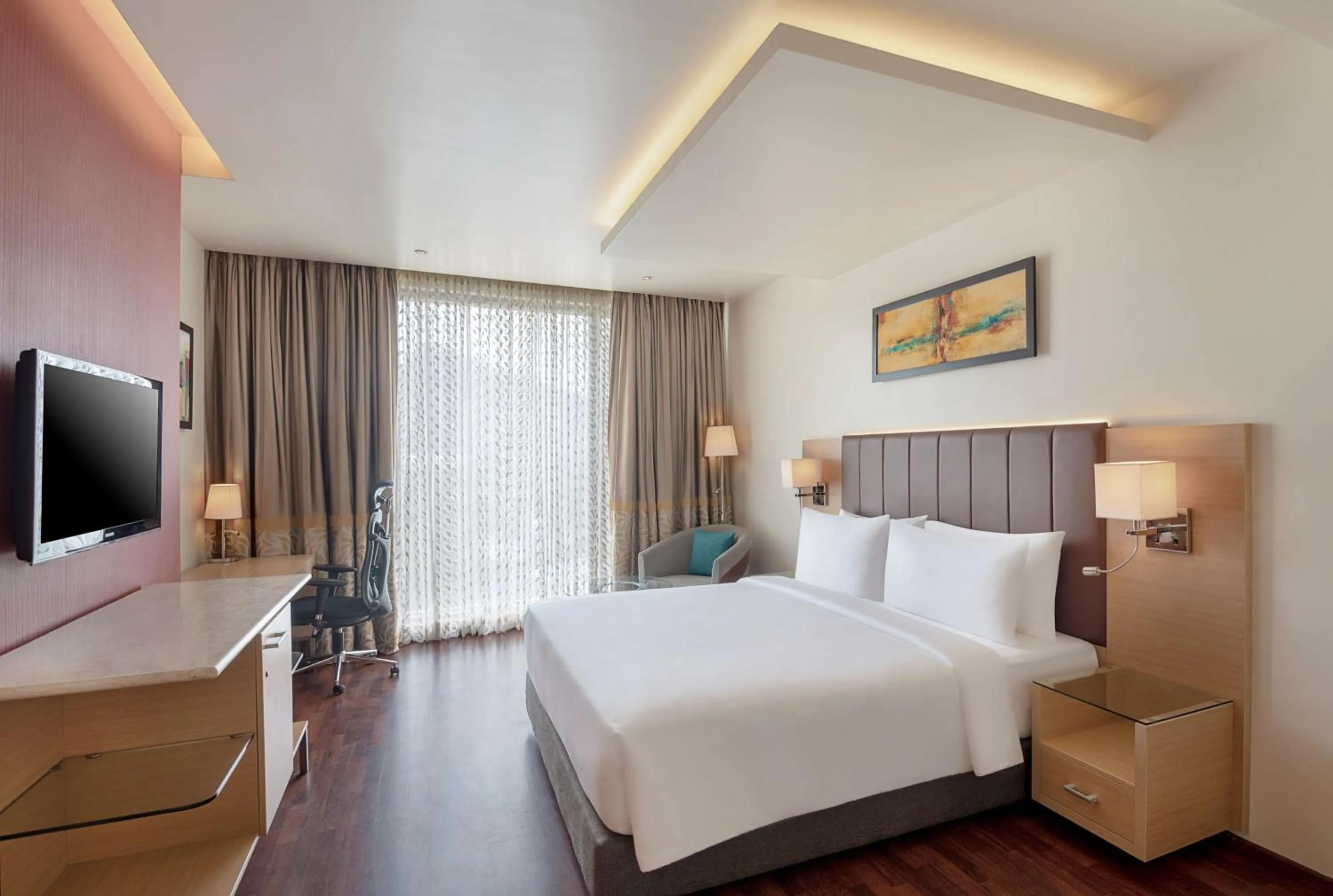 Bedroom, Bed in Radisson Salem