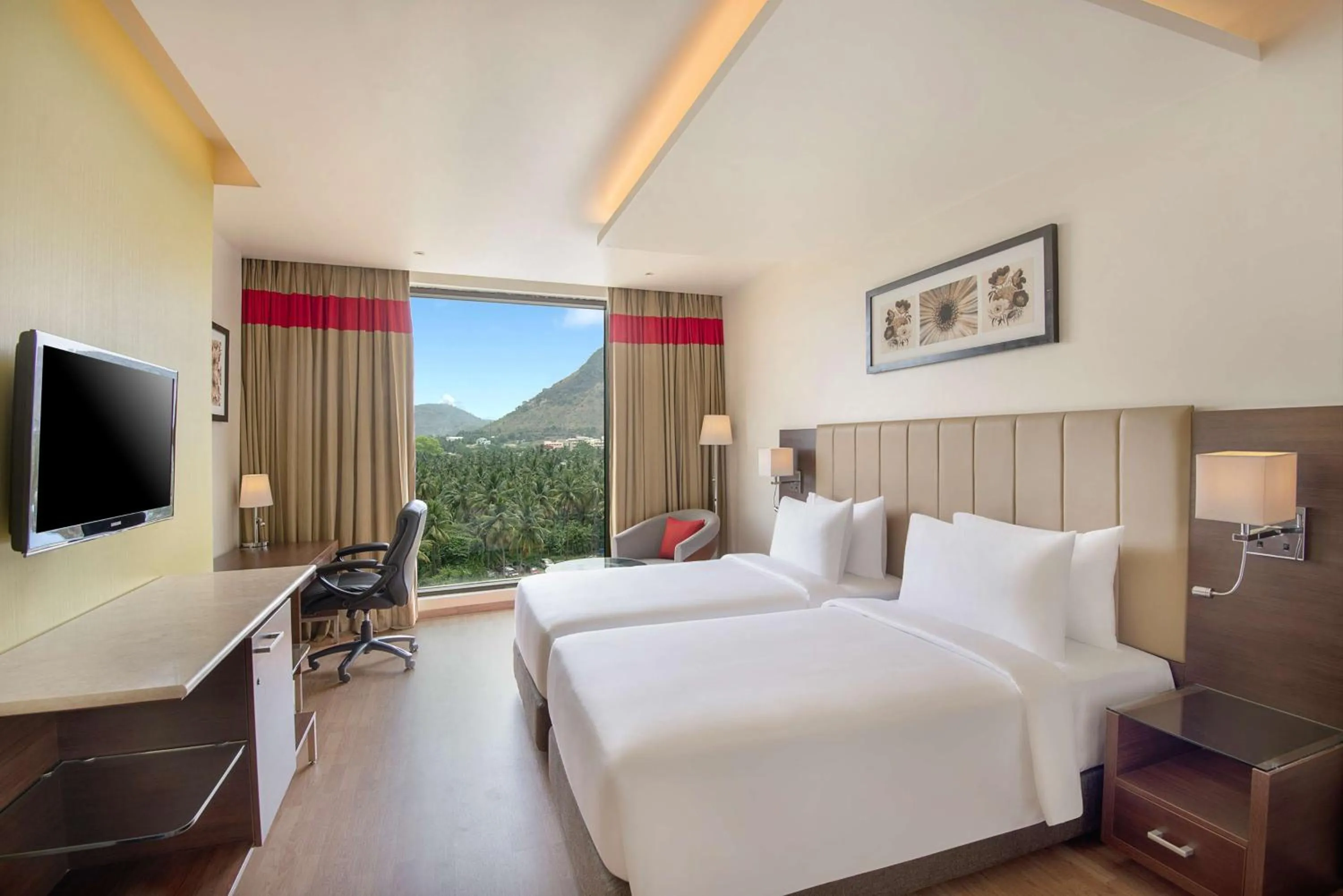 Bedroom, Bed in Radisson Salem