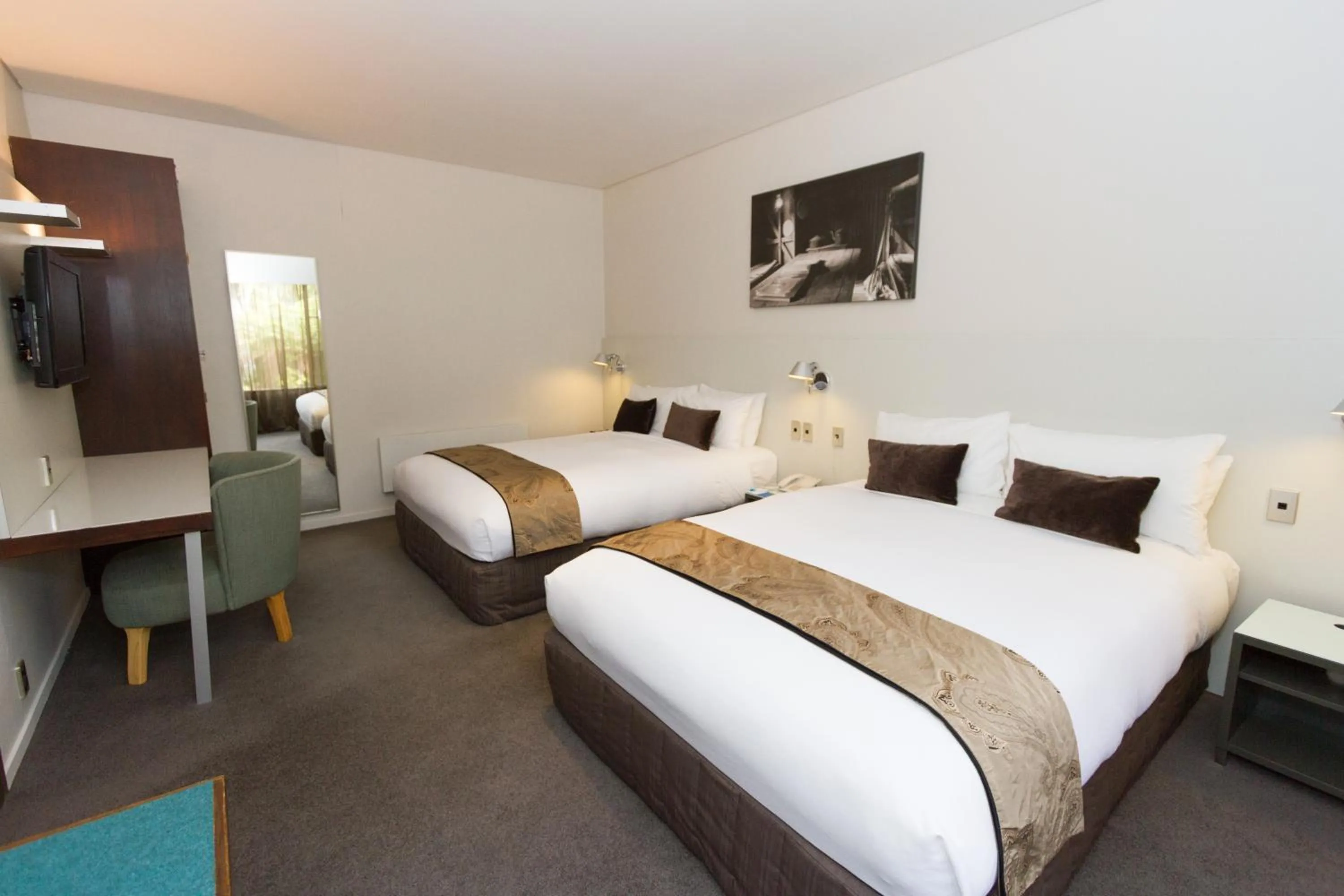 Bedroom, Bed in Scenic Hotel Franz Josef Glacier