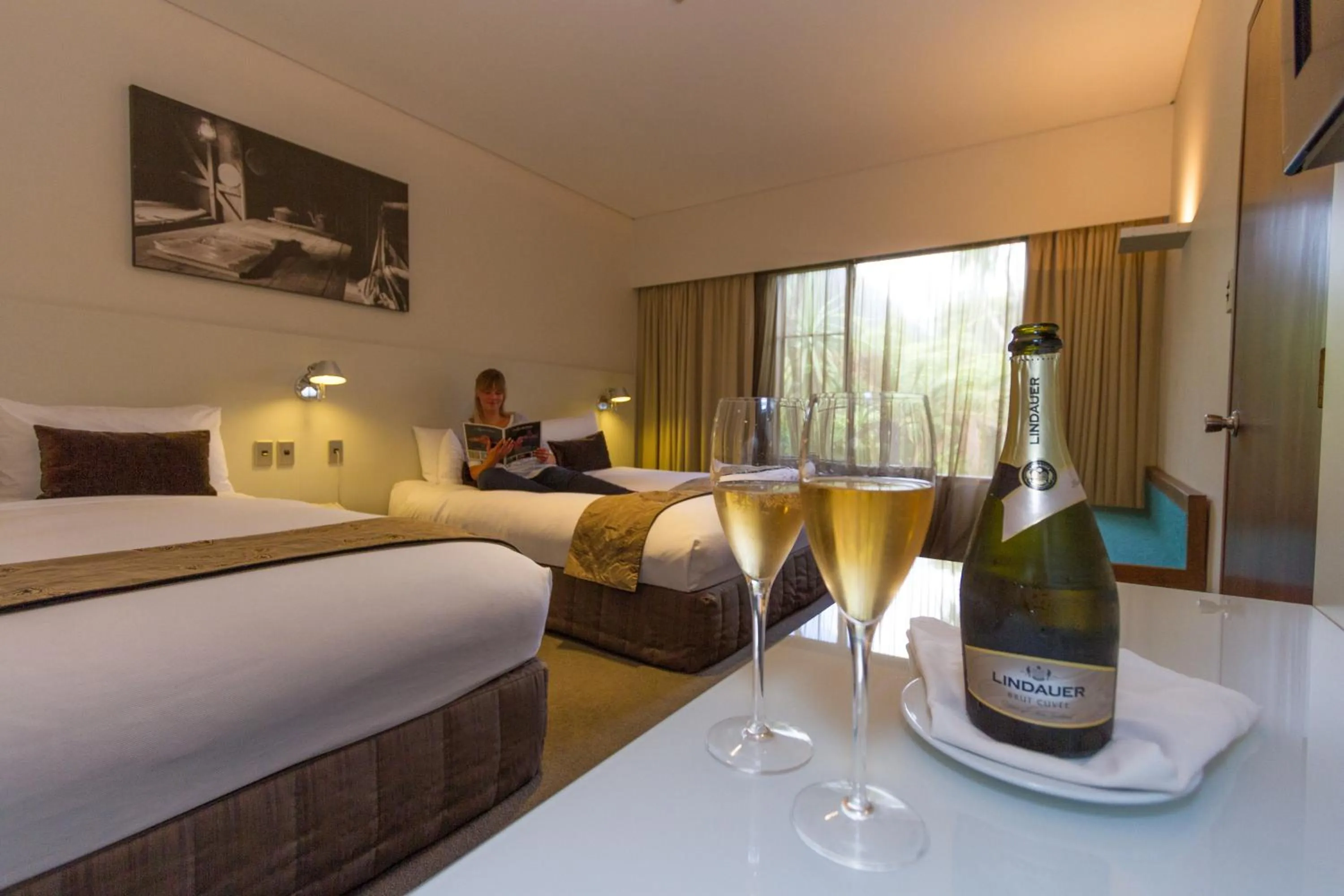 Bedroom, Bed in Scenic Hotel Franz Josef Glacier