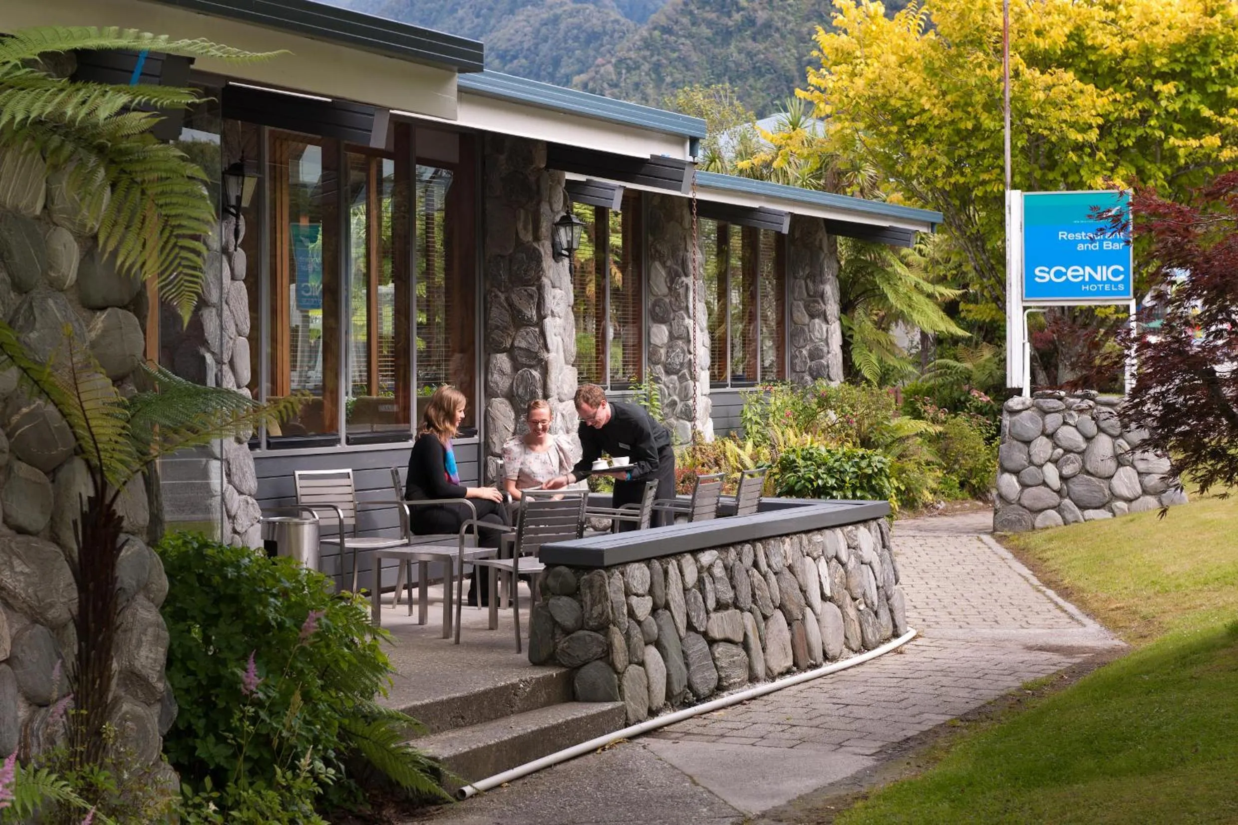 Facade/entrance in Scenic Hotel Franz Josef Glacier