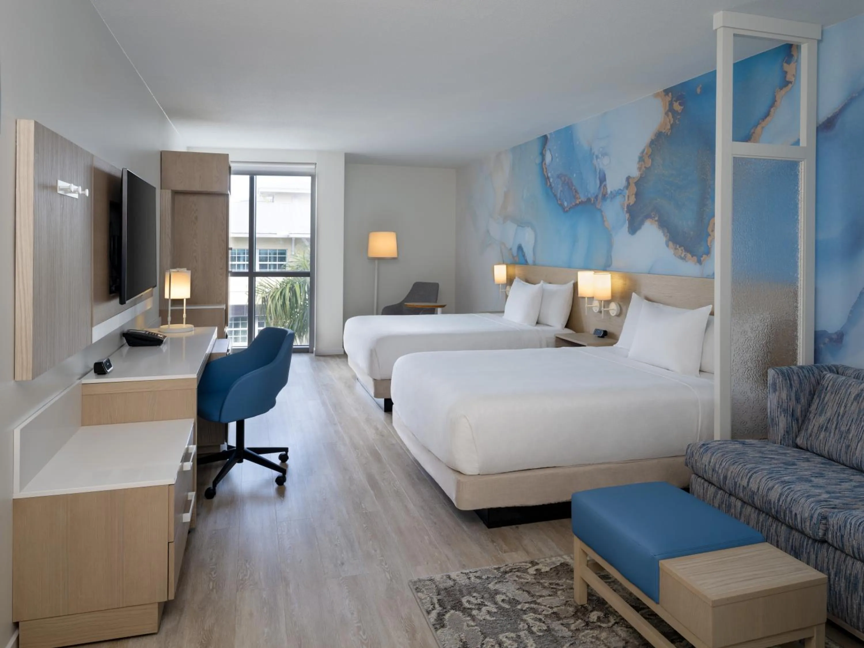 Bed in Hyatt Place Delray Beach