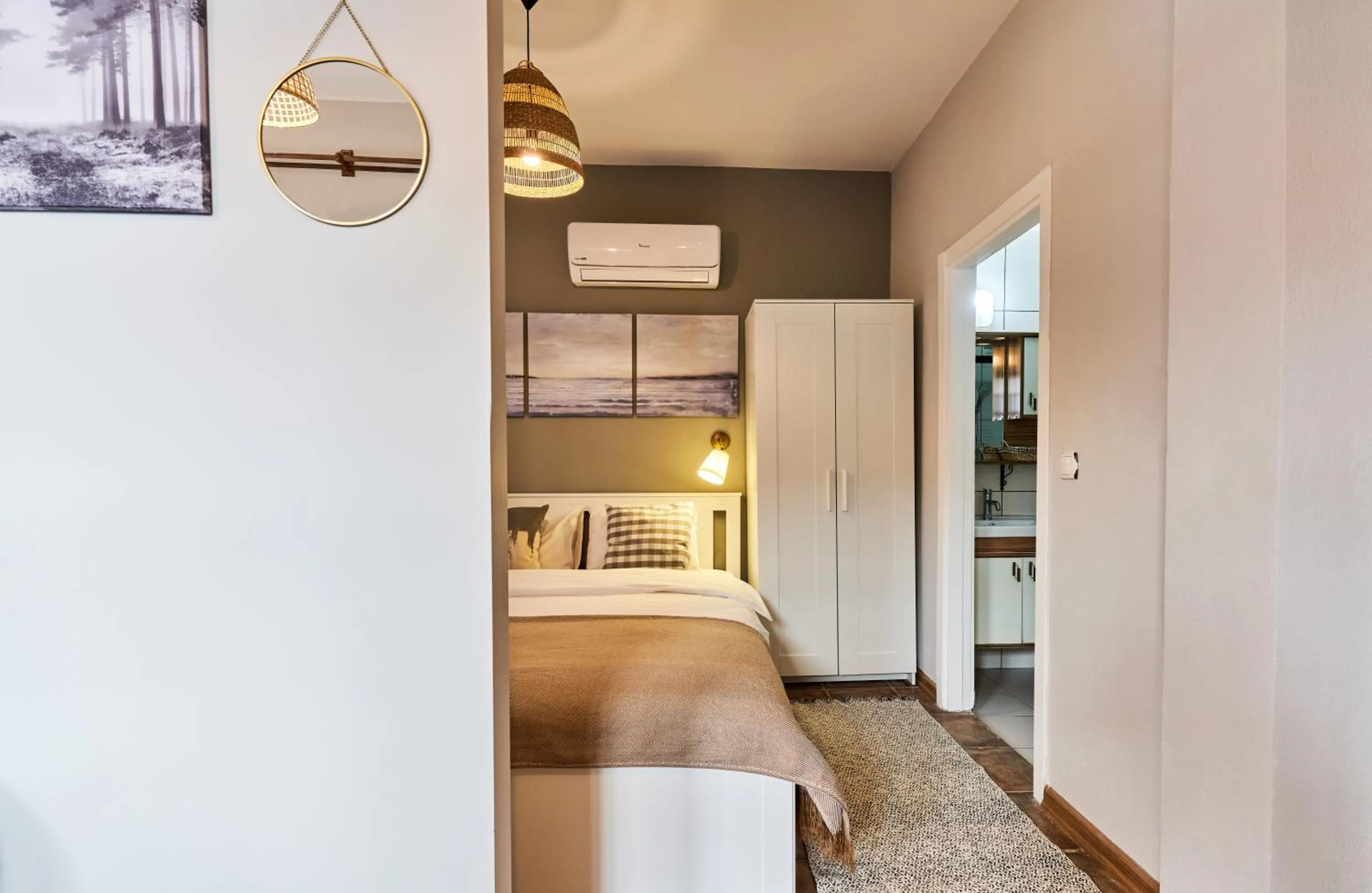 Bedroom, Bed in Cicerone Apart