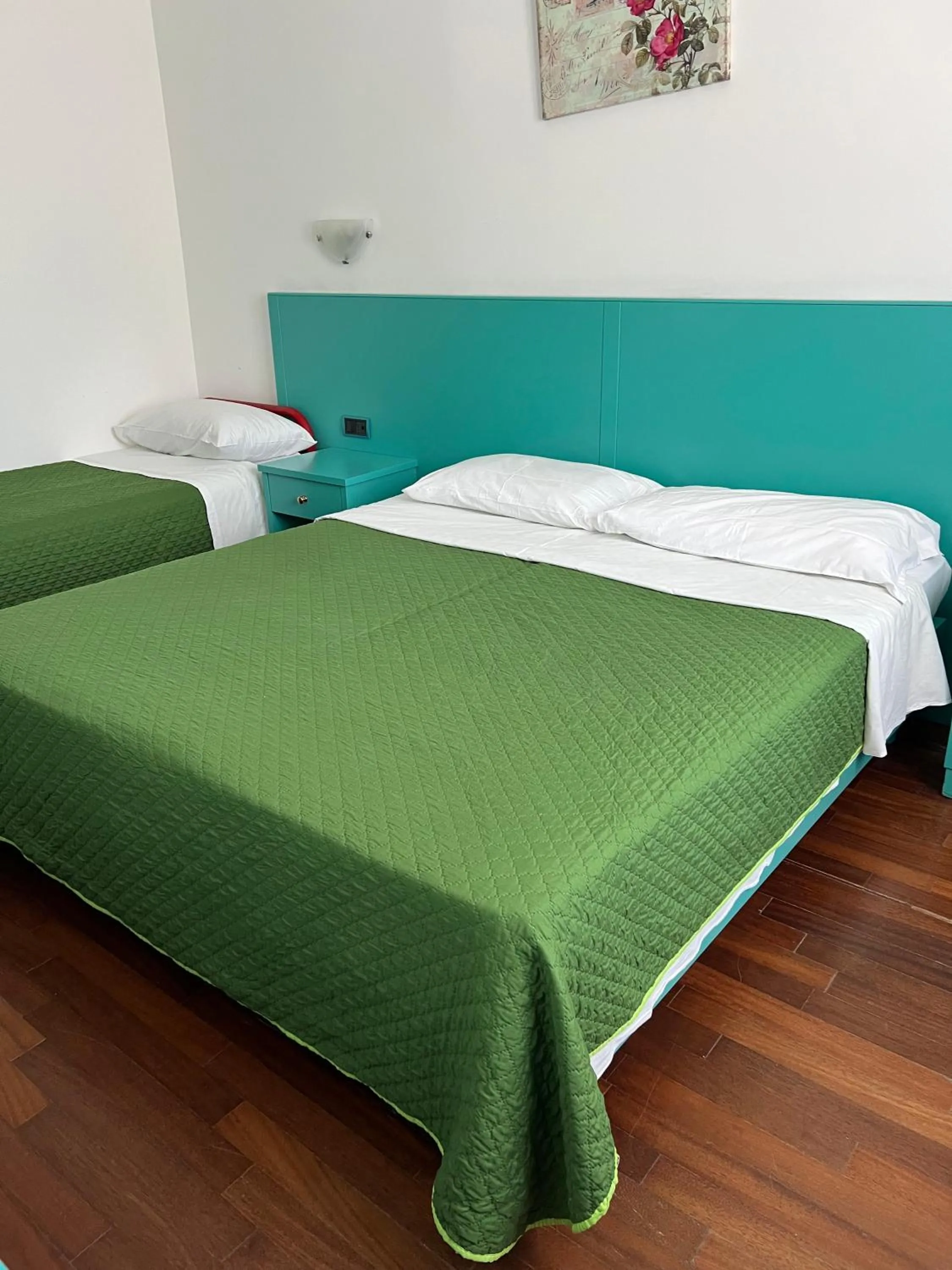 Bed in Hotel Verdeneve