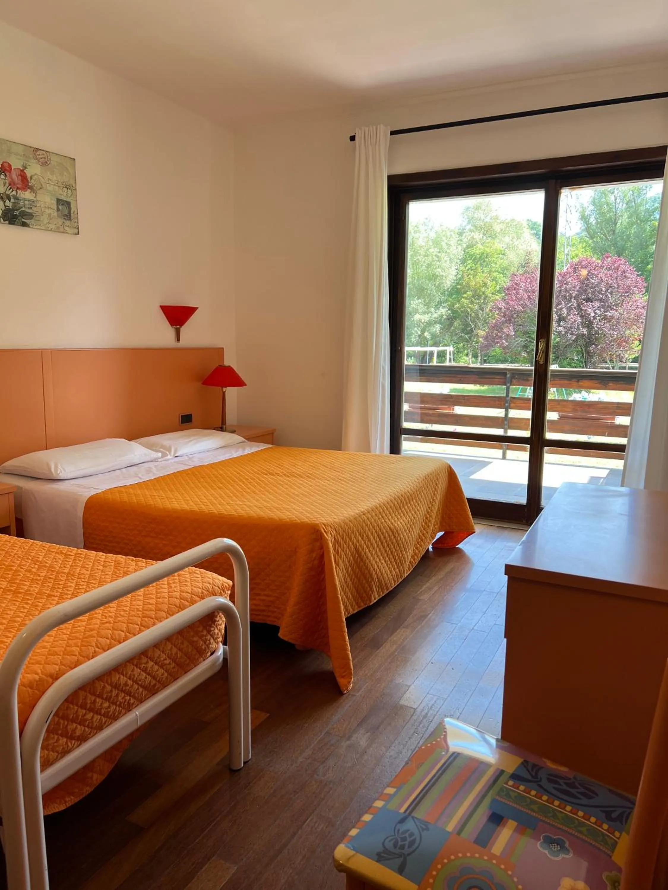 Bed in Hotel Verdeneve