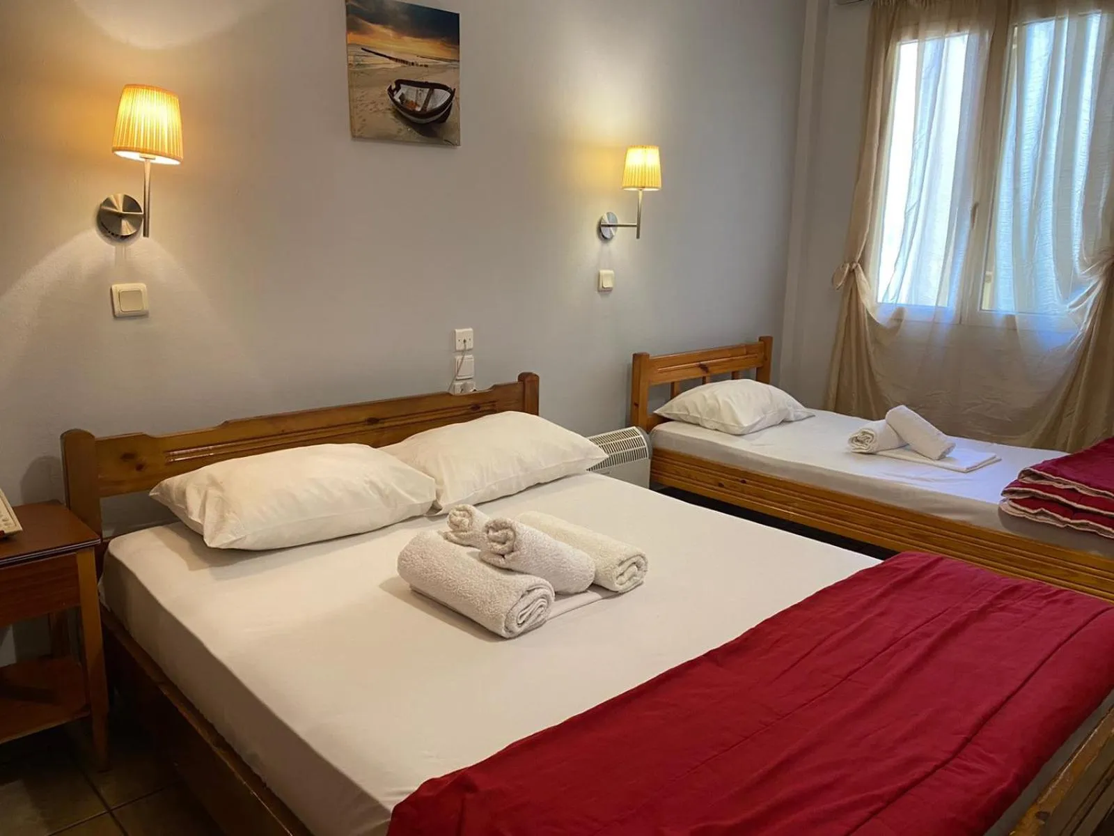 Bedroom, Bed in Hotel Ionion