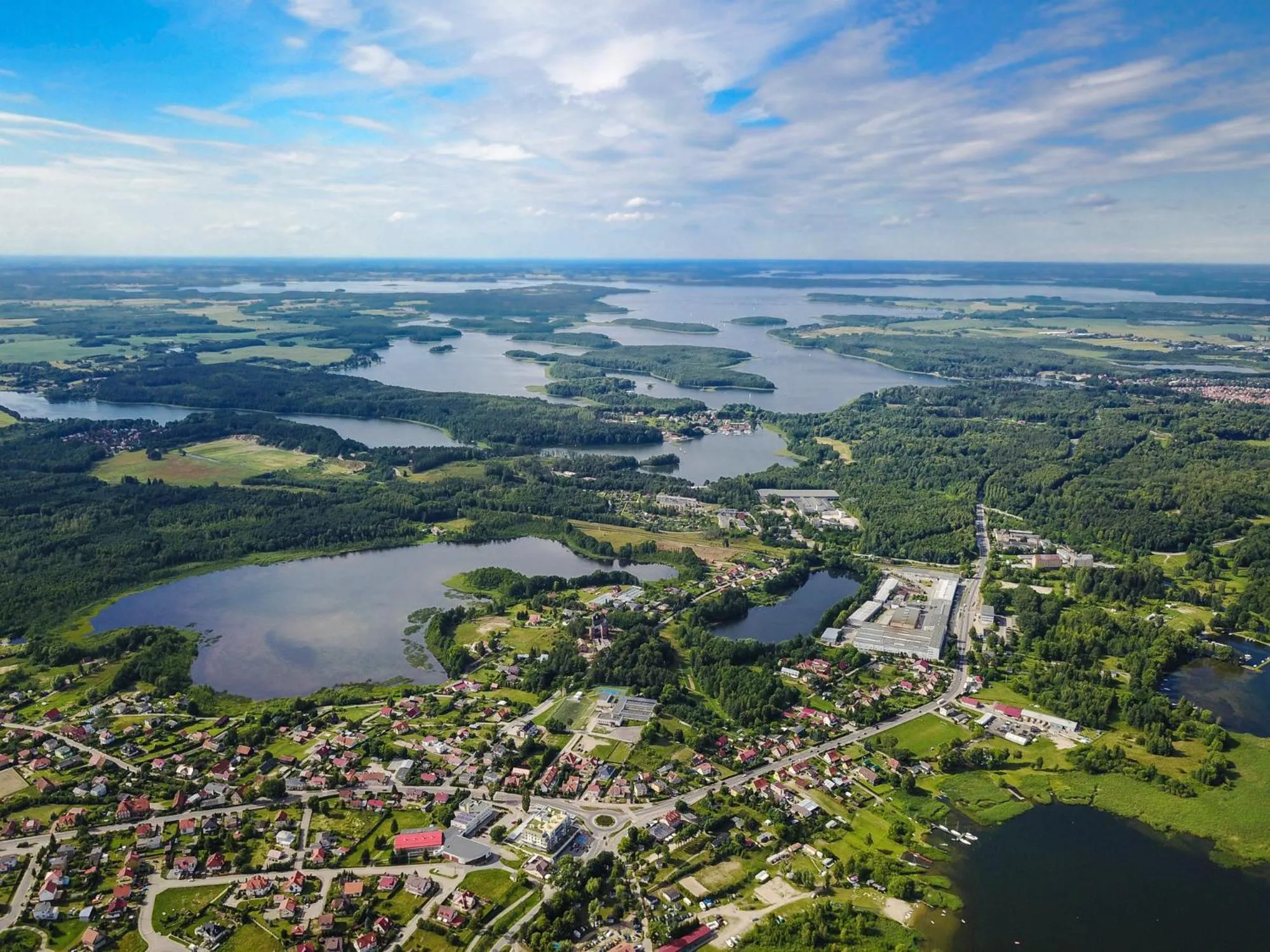 Bird's eye view in Resort Niegocin
