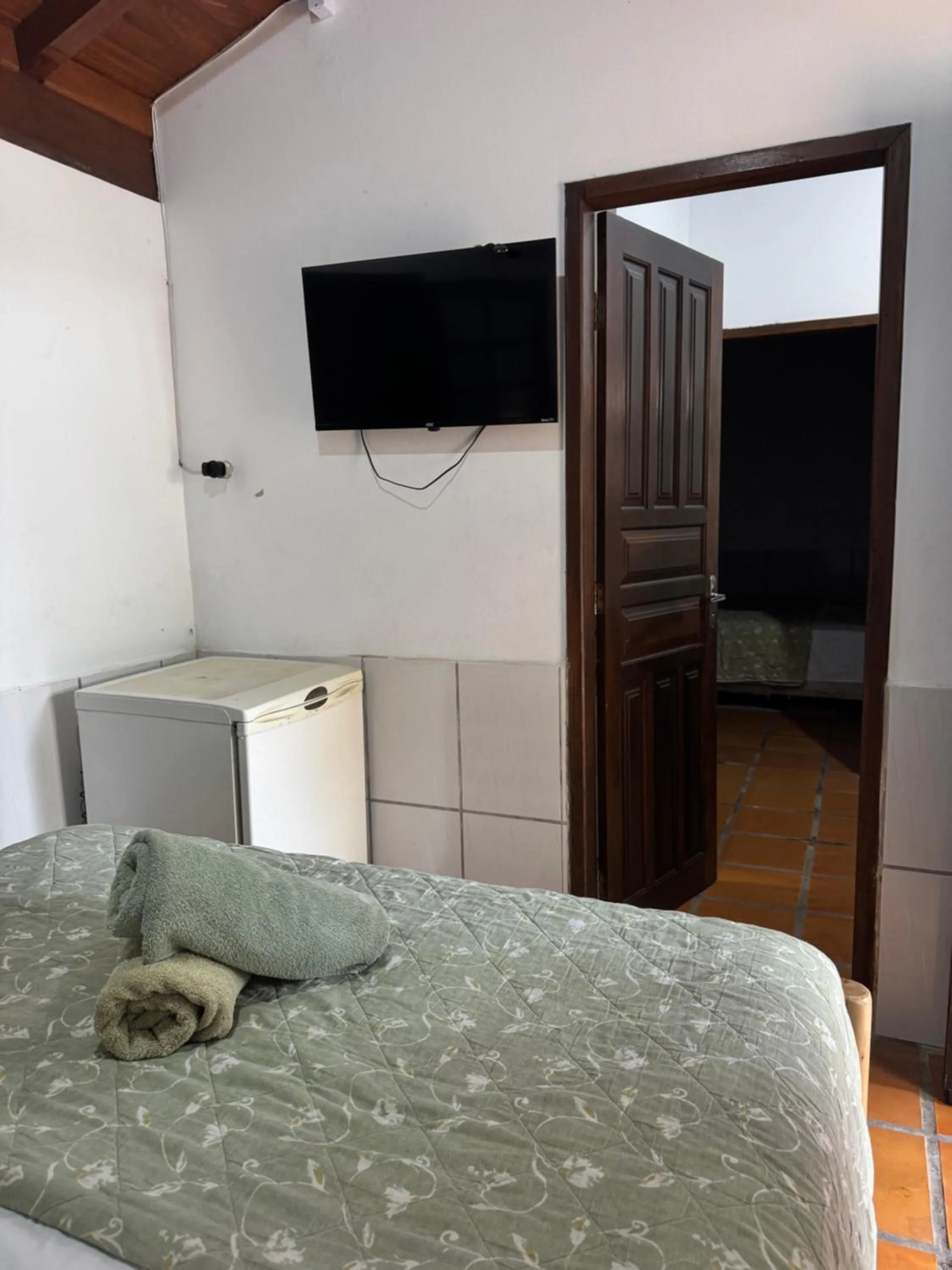 Bed in Pousada Villa Da Guarda