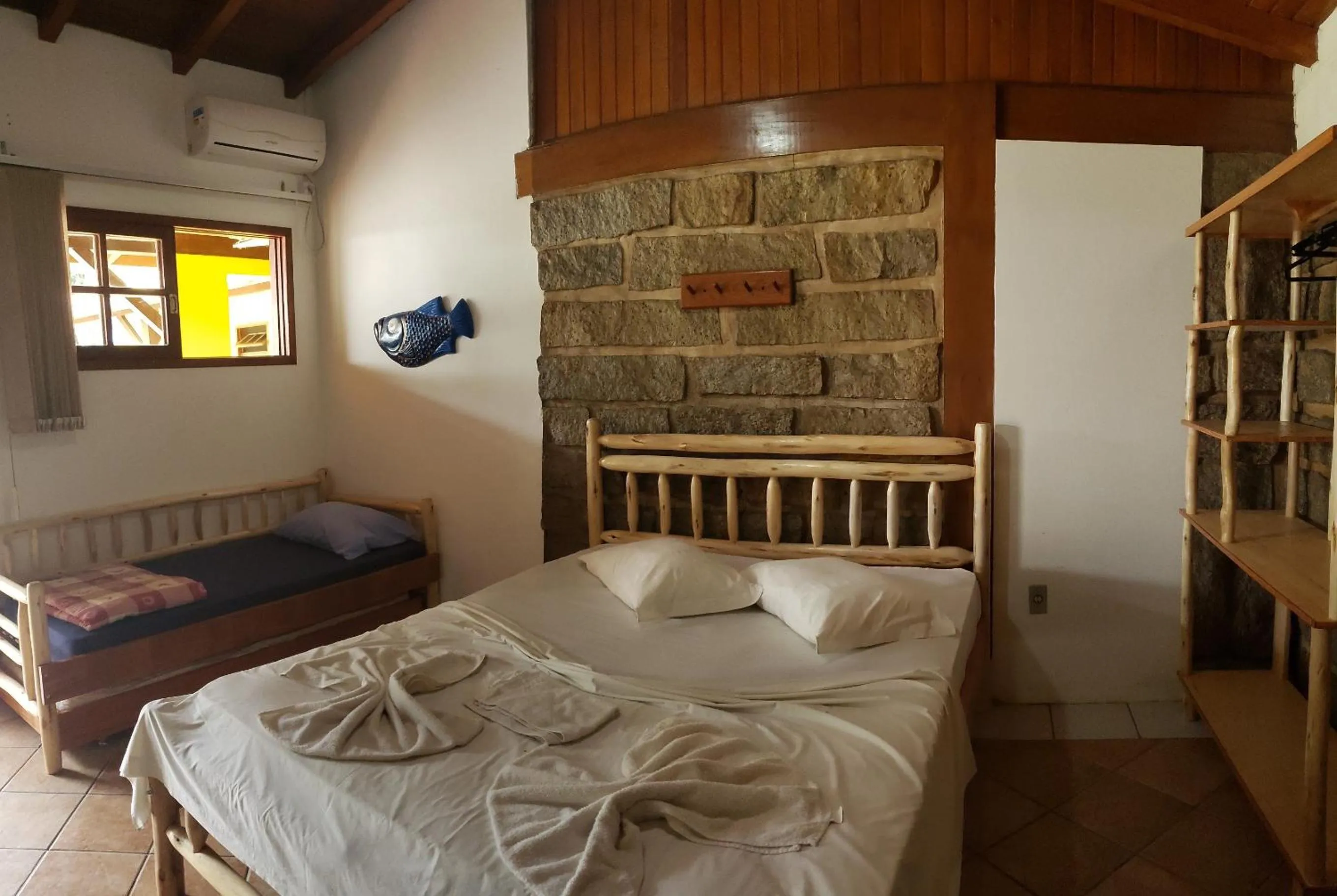 Bed in Pousada Villa Da Guarda