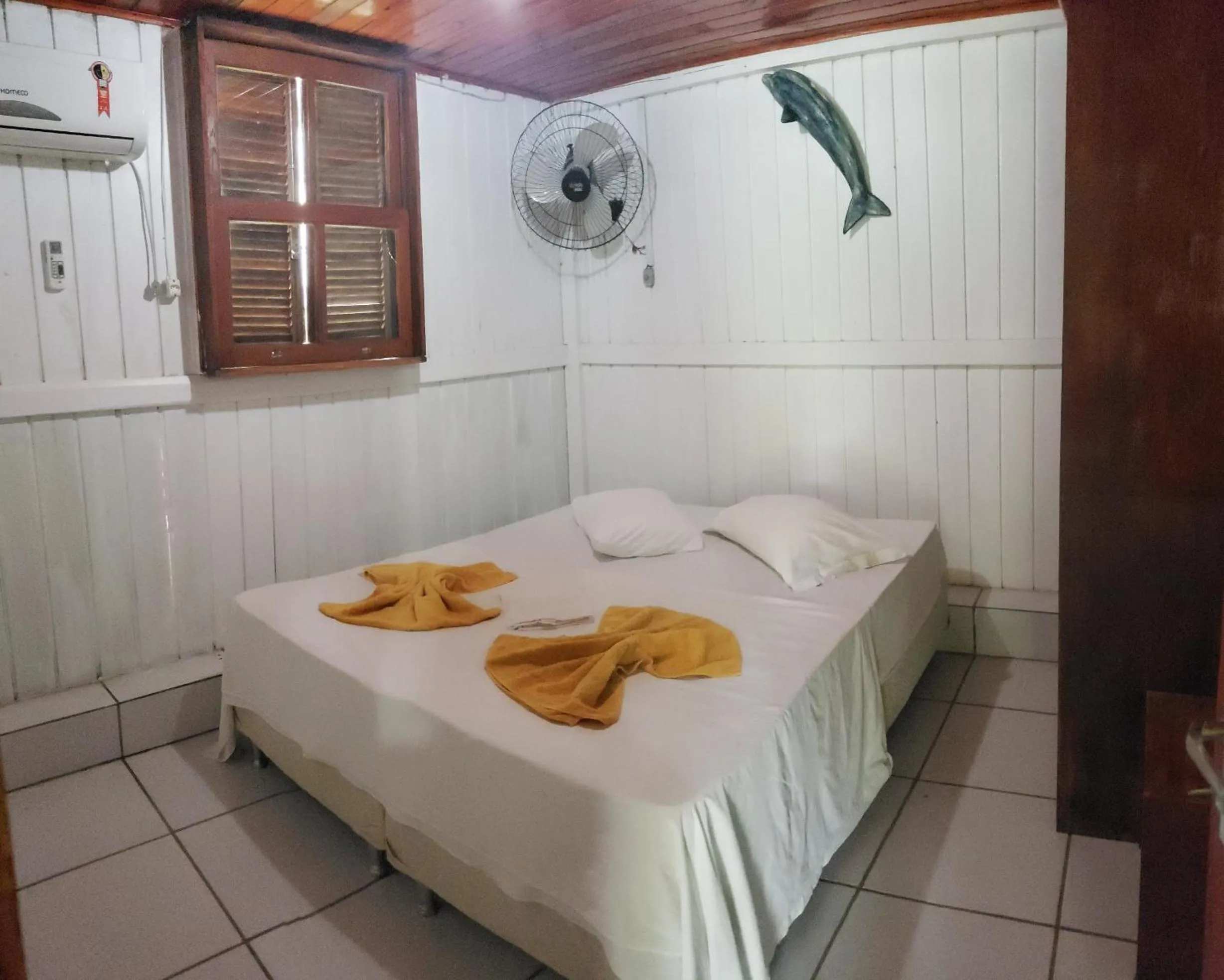 Bed in Pousada Villa Da Guarda