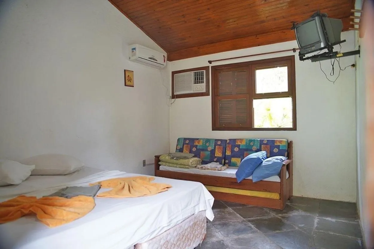 Bed in Pousada Villa Da Guarda