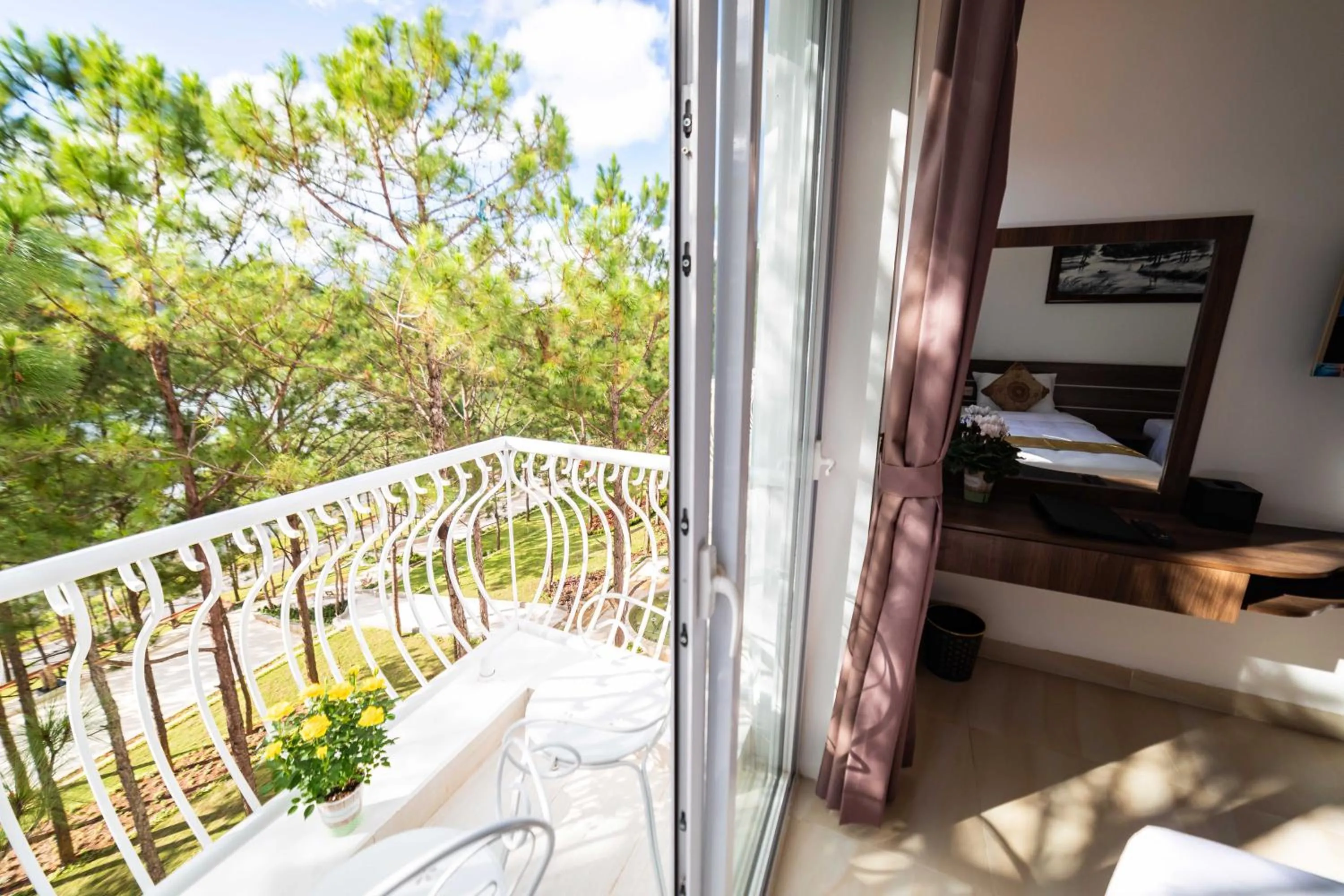 Balcony/Terrace in CEREJA Hotel & Resort Dalat