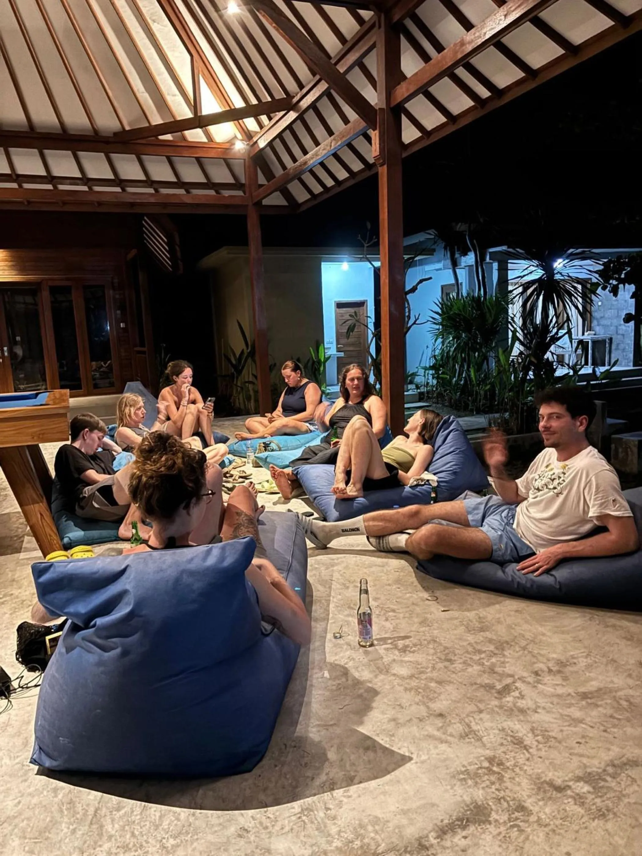 People in Castaway Island Hostel