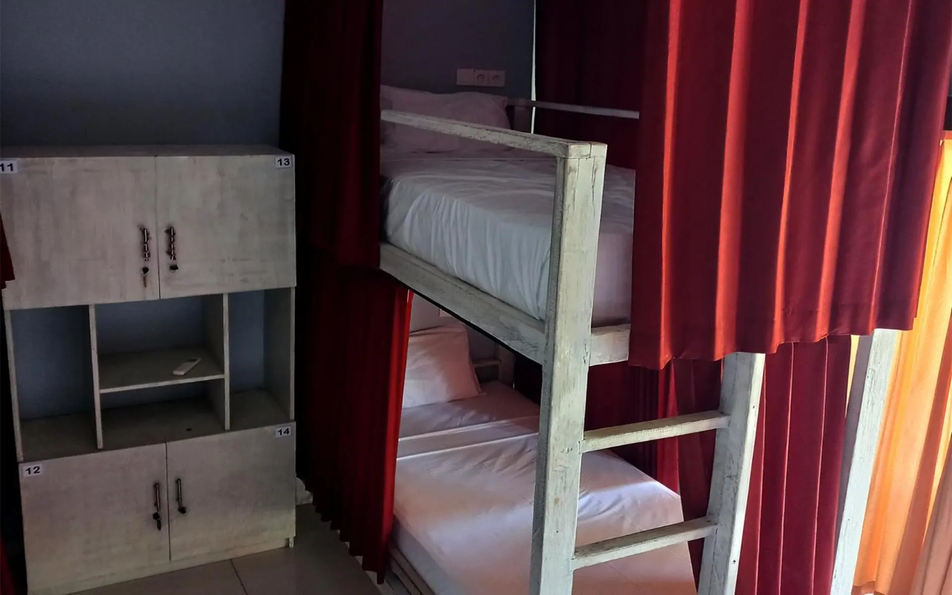 Bed in Castaway Island Hostel