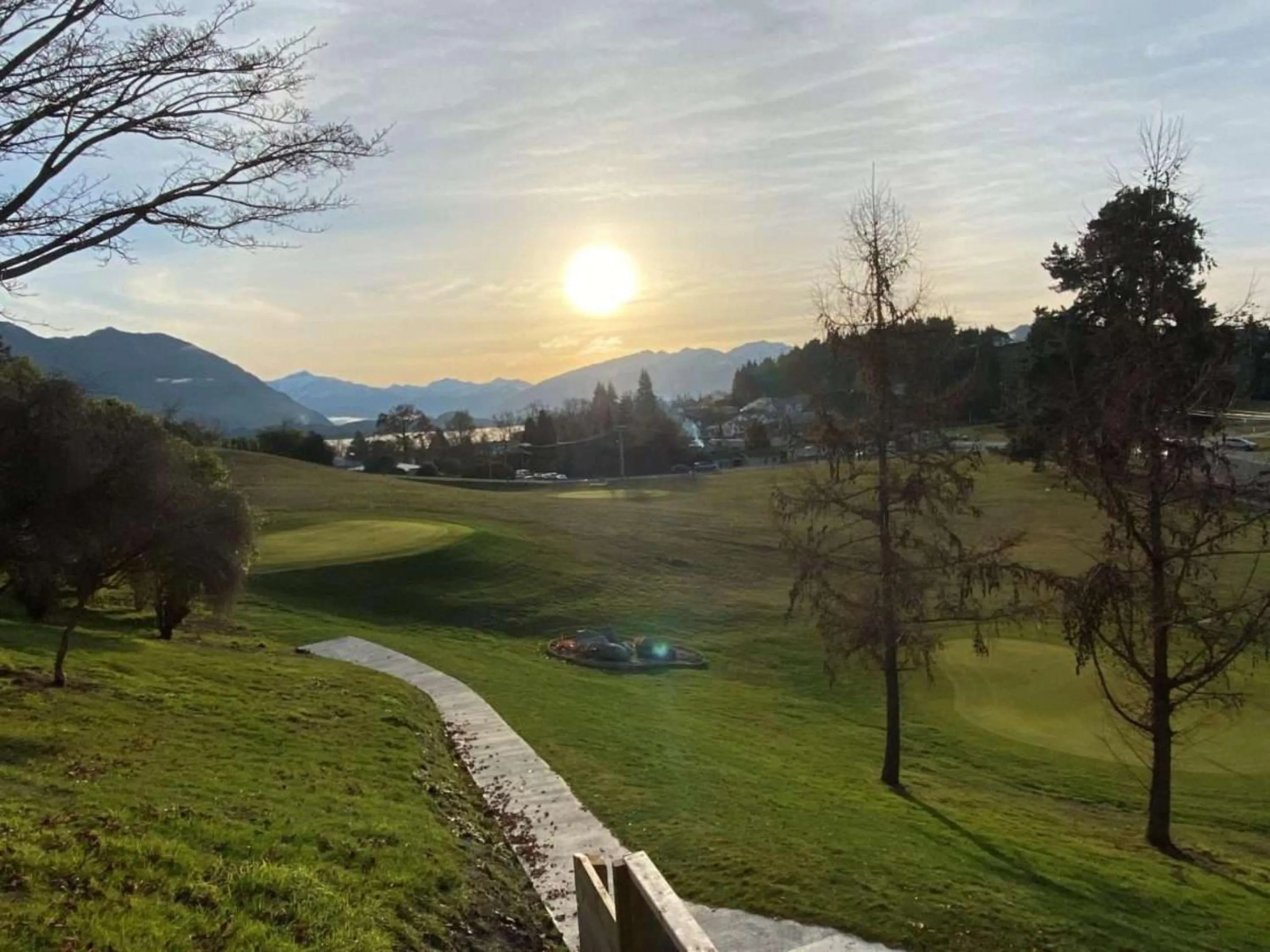 Golfcourse in Wanaka Springs Lodge