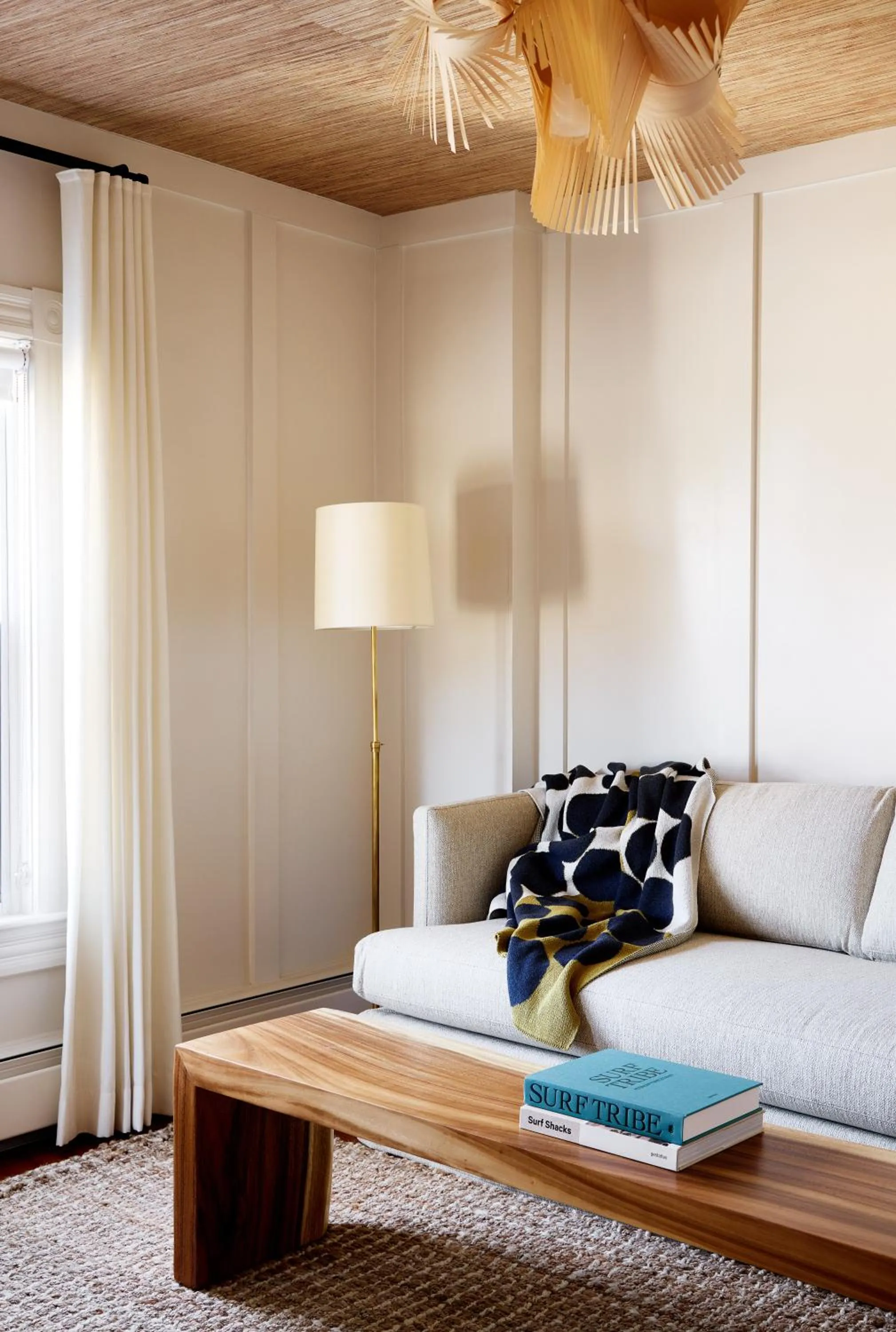 Living room in Block Island Beach House