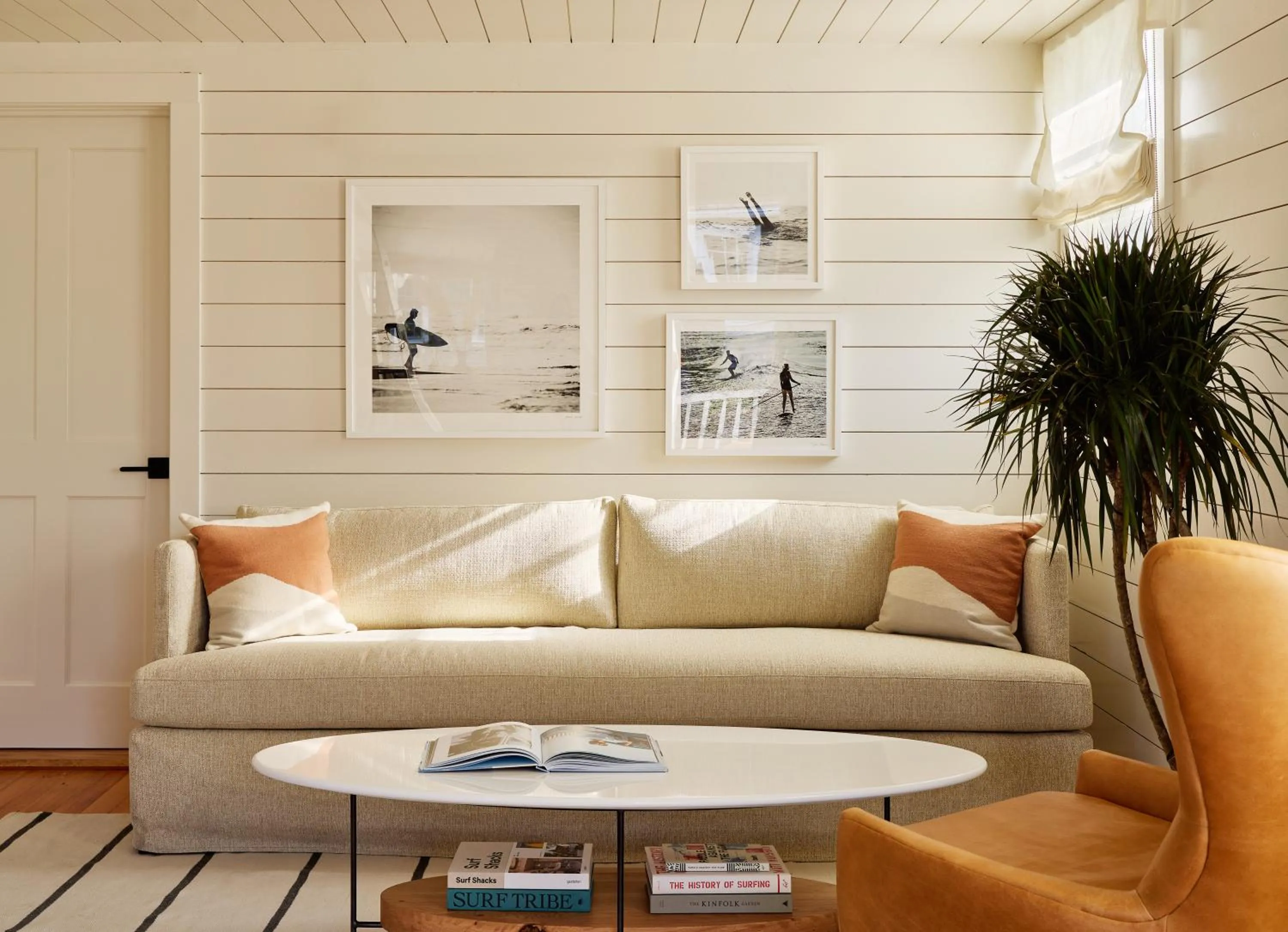 Seating area in Block Island Beach House