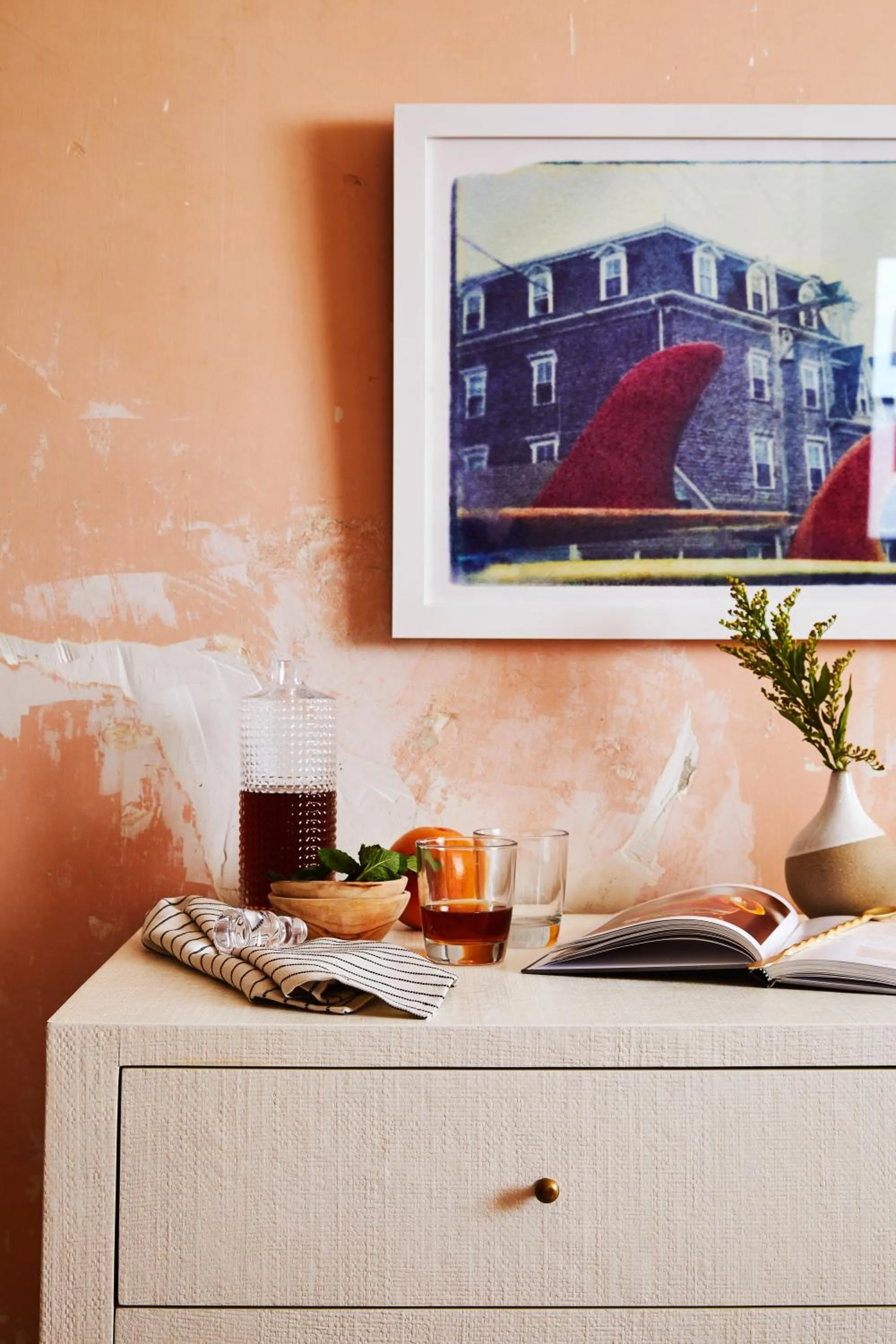 Decorative detail in Block Island Beach House