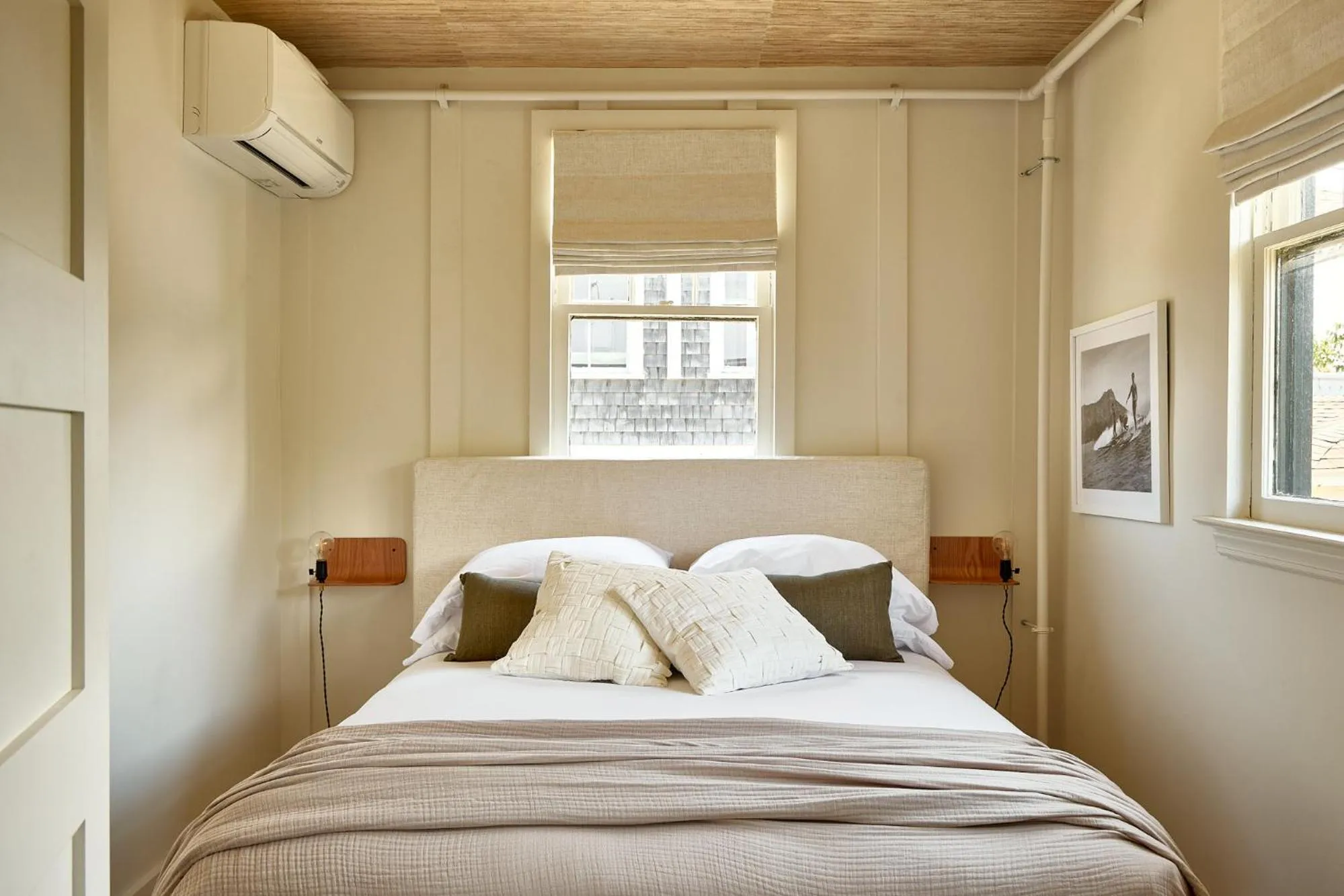 Bed in Block Island Beach House