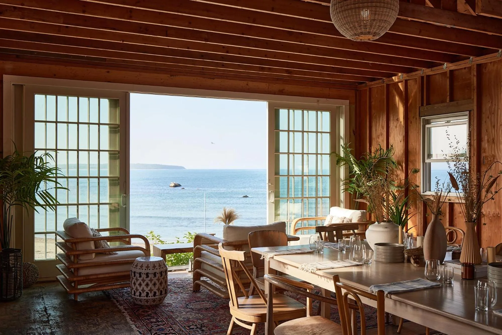 Dining area in Block Island Beach House