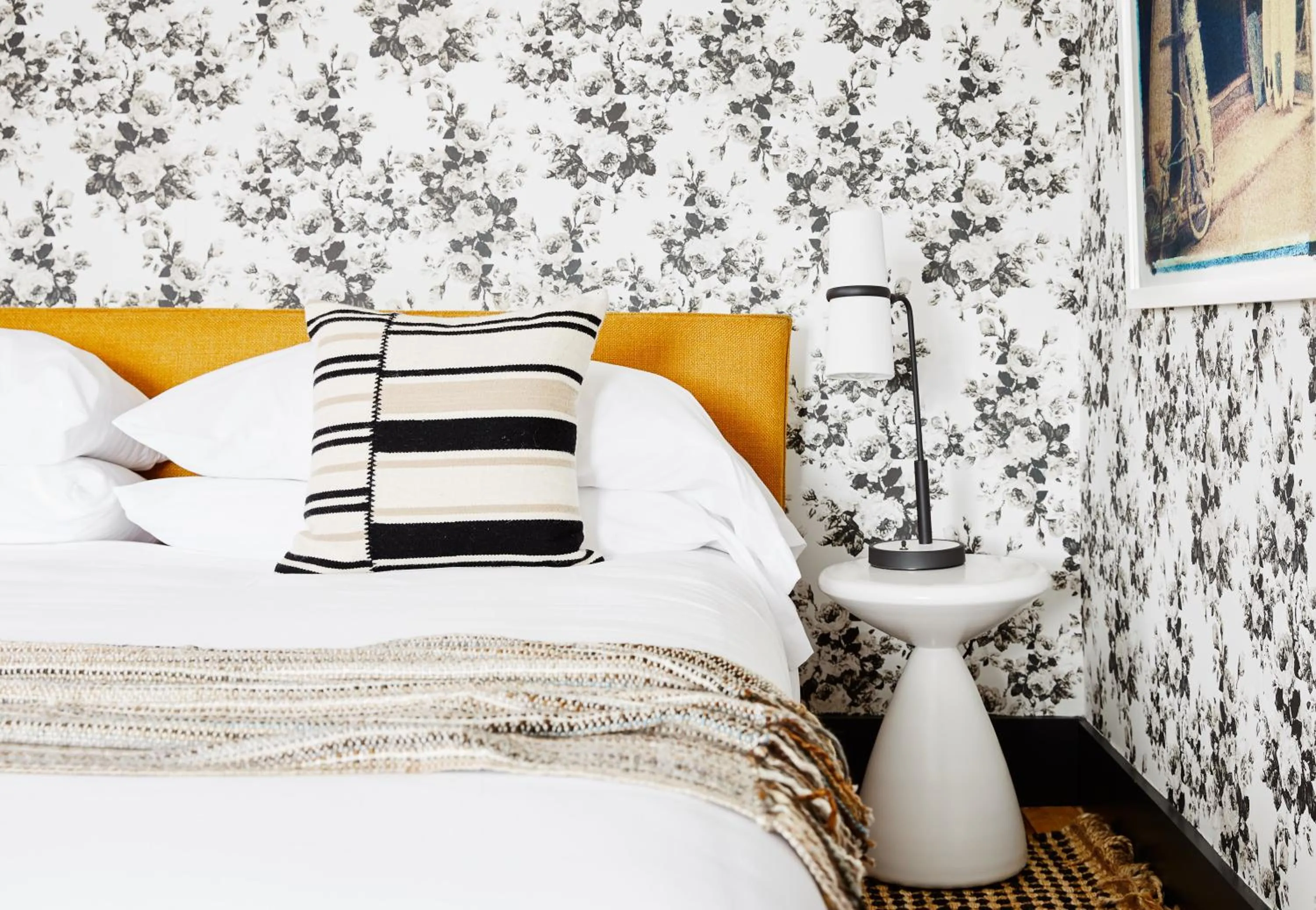 Bed in Block Island Beach House