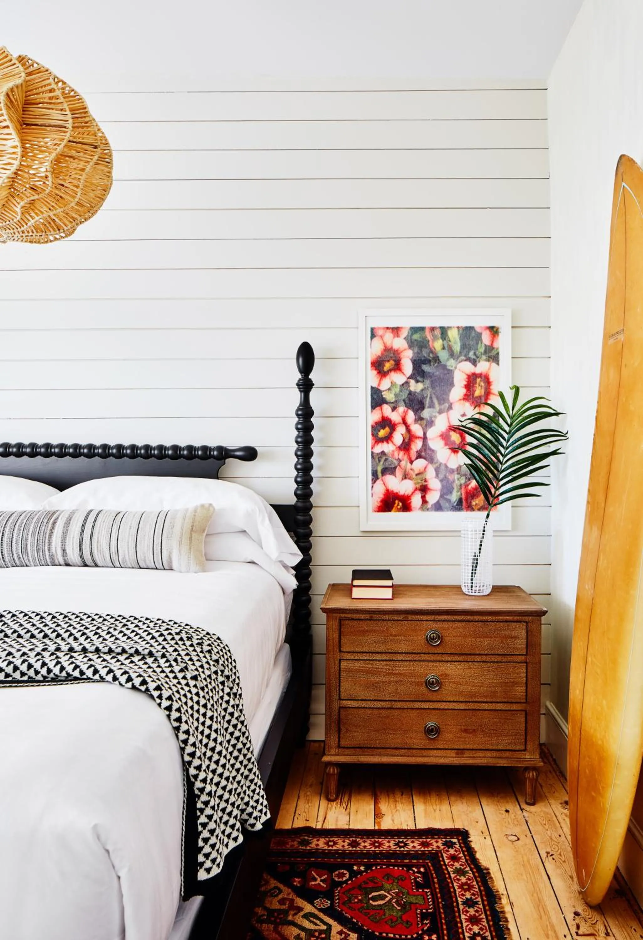 Bedroom, Bed in Block Island Beach House