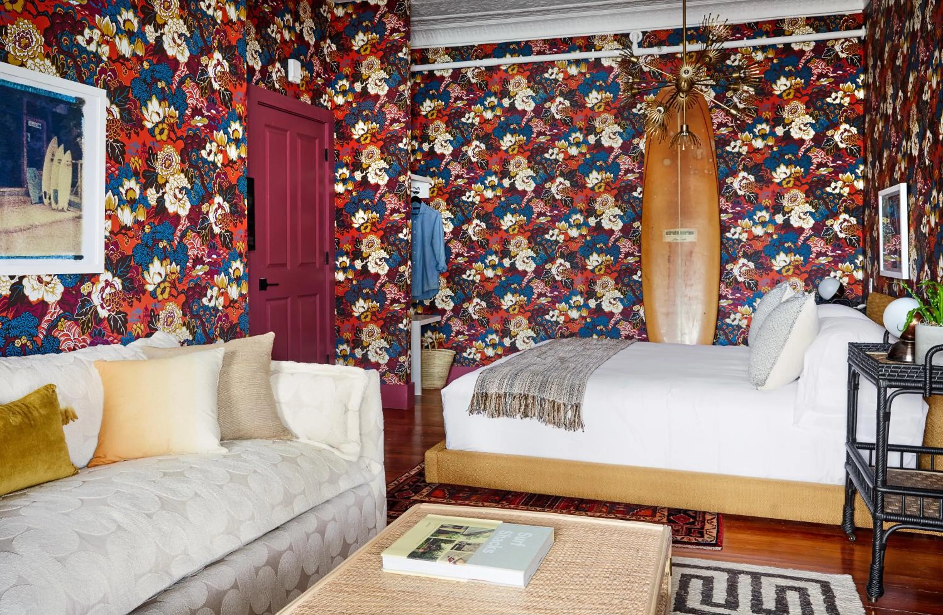 Bed in Block Island Beach House