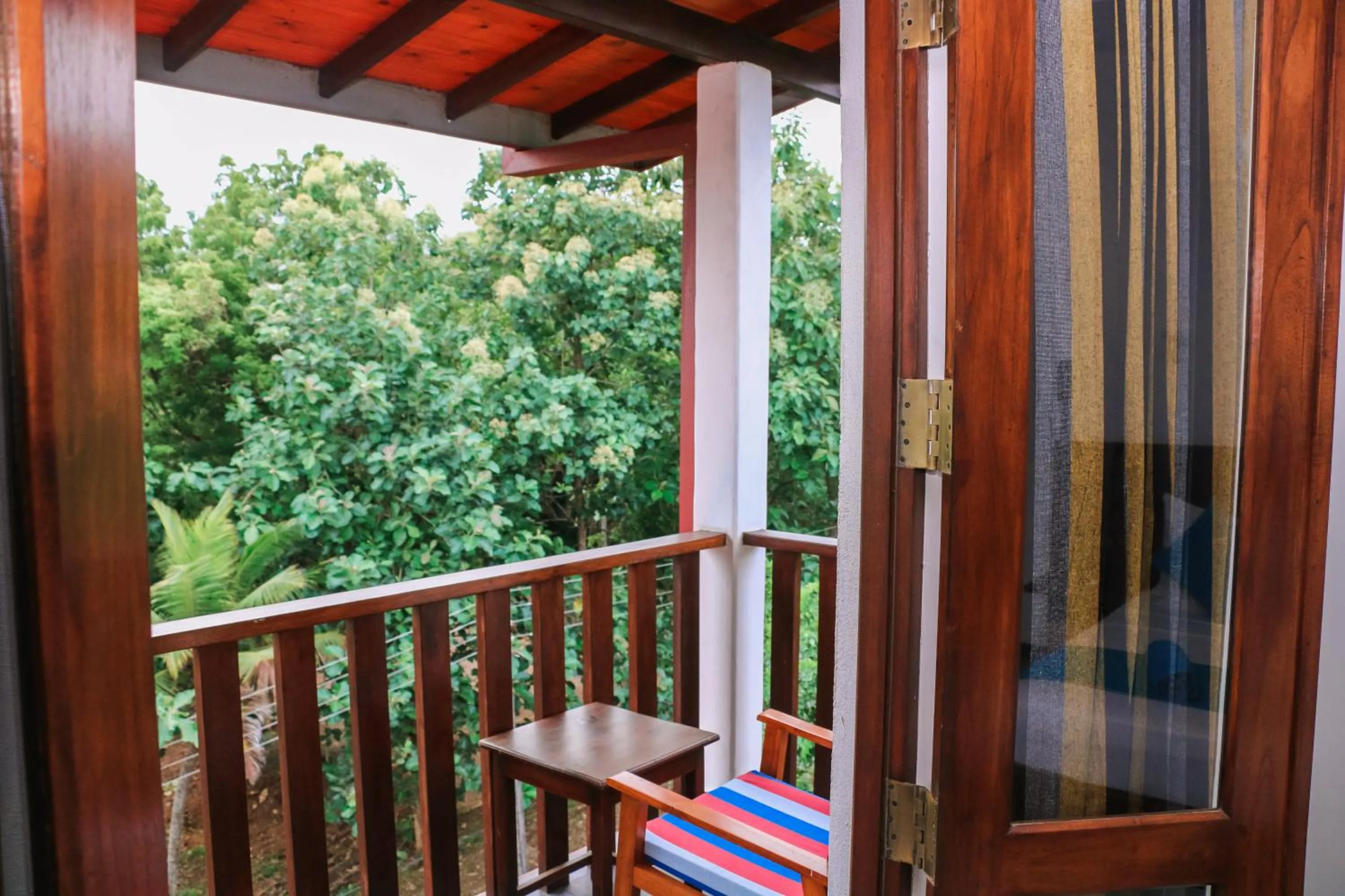 Balcony/Terrace in Seafood Restaurant and Motel