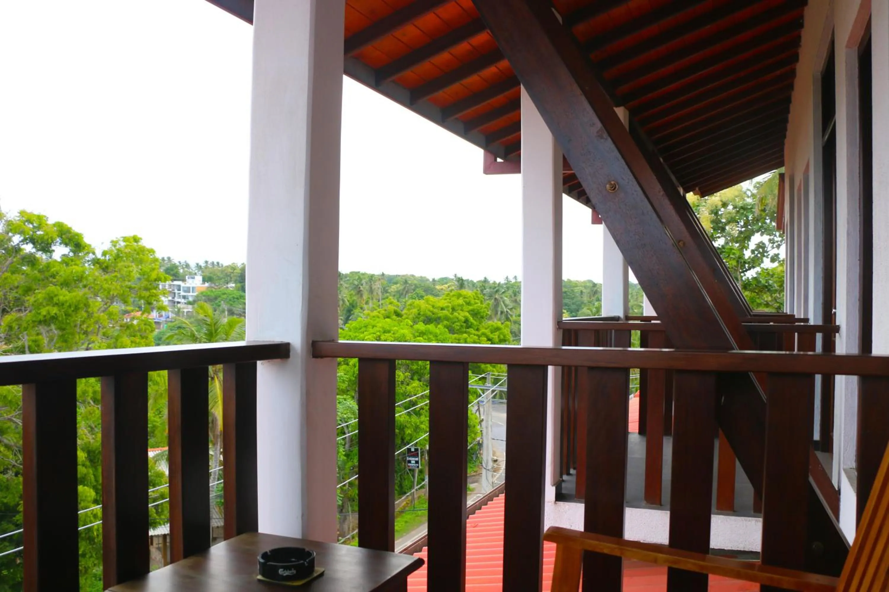 Balcony/Terrace in Seafood Restaurant and Motel