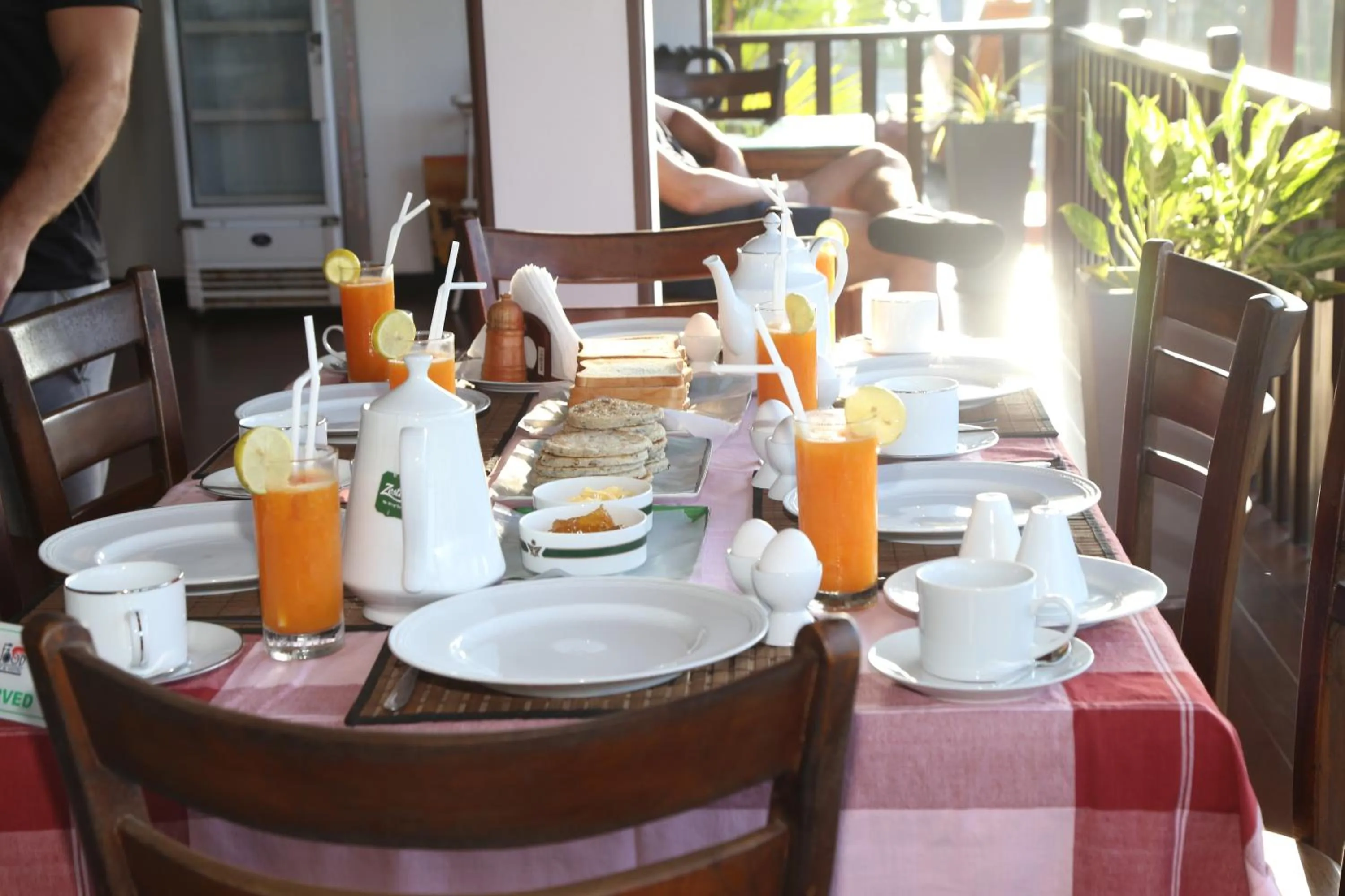 Breakfast in Seafood Restaurant and Motel