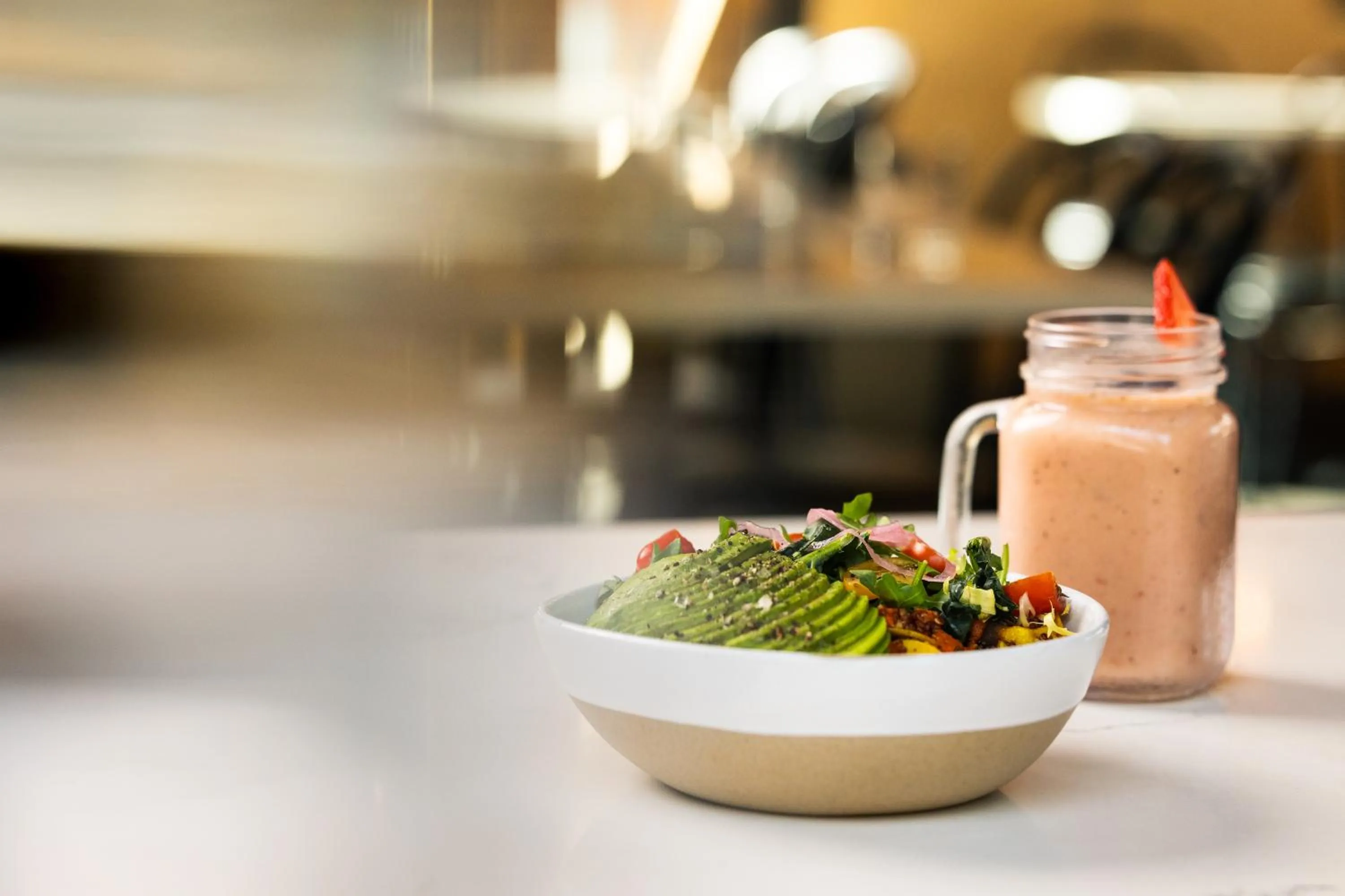 Lunch in Gravity Haus Truckee-Tahoe