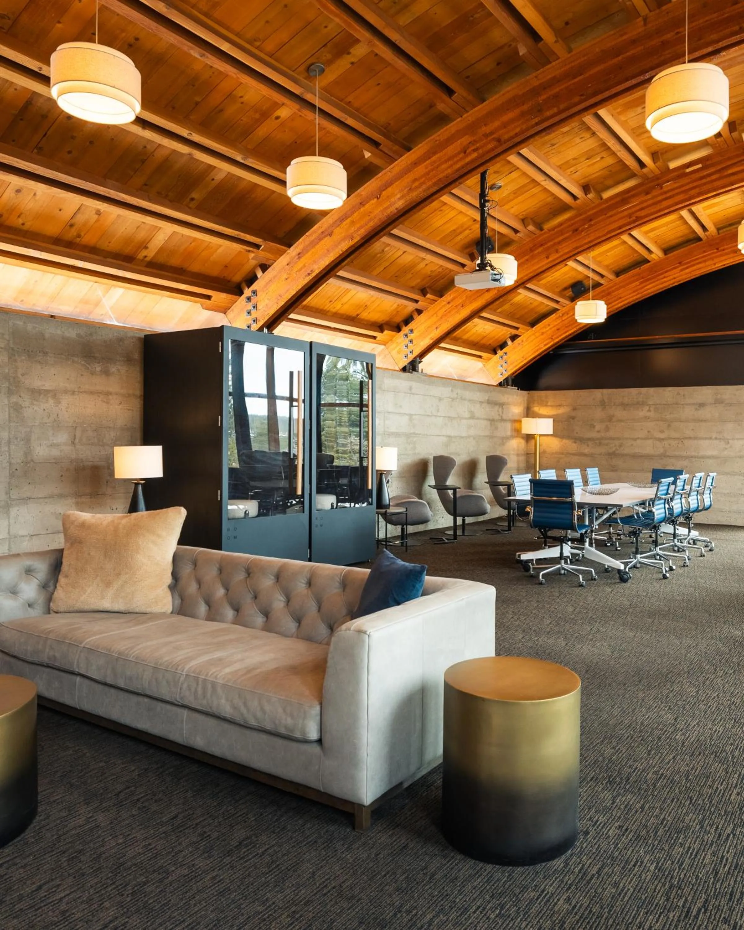 Seating area in Gravity Haus Truckee-Tahoe