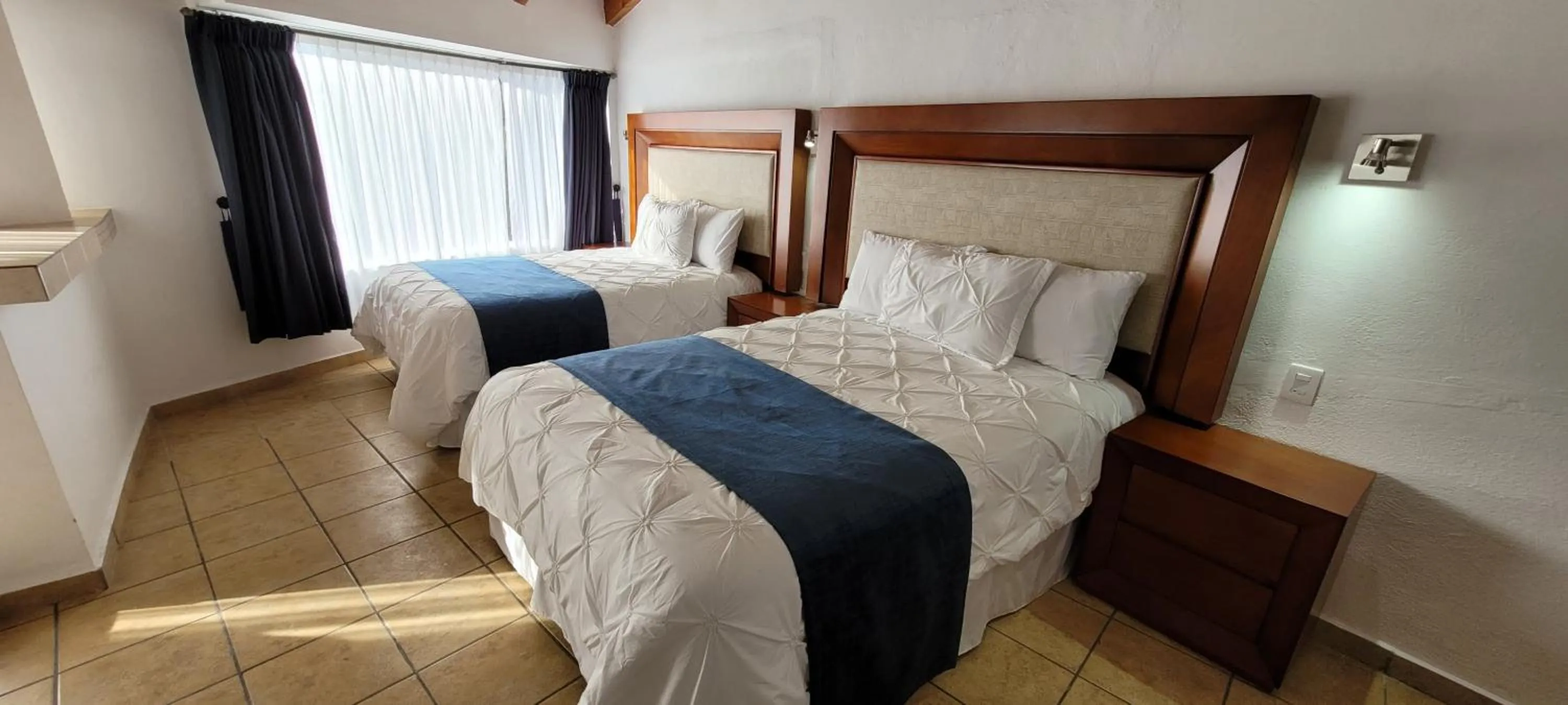 Bed in Hotel Tierras Blancas