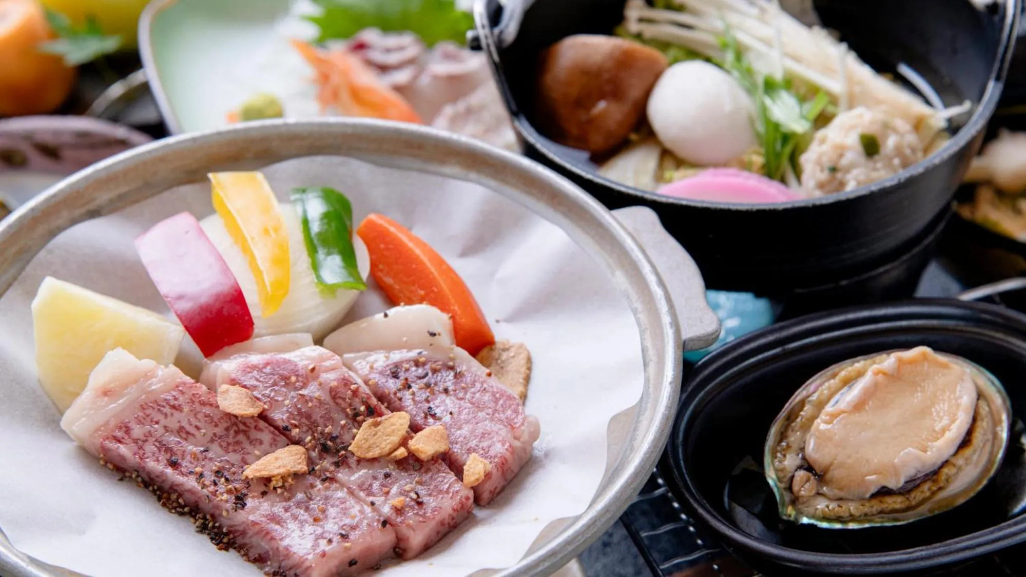 Dinner in Unzen Iwaki Ryokan