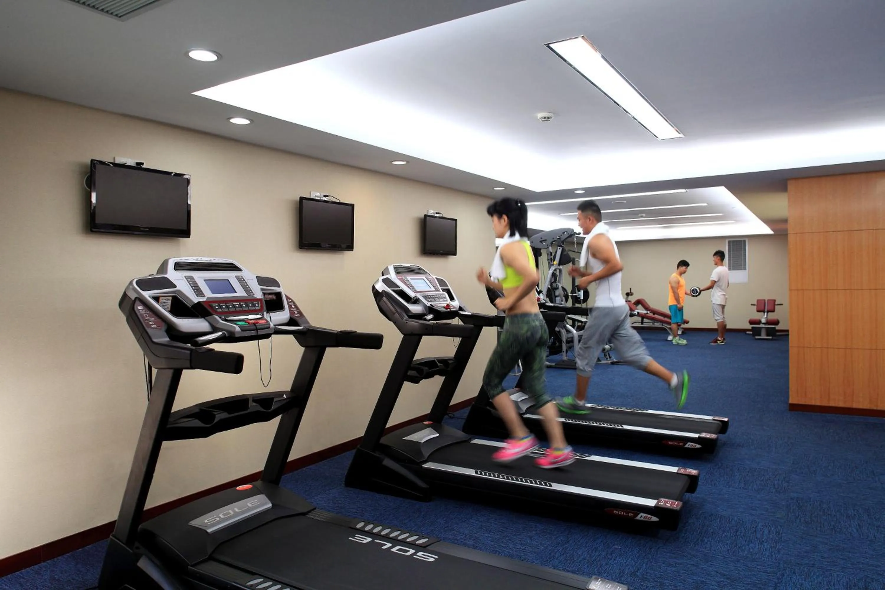 Fitness centre/facilities in Crowne Plaza Taizhou by IHG
