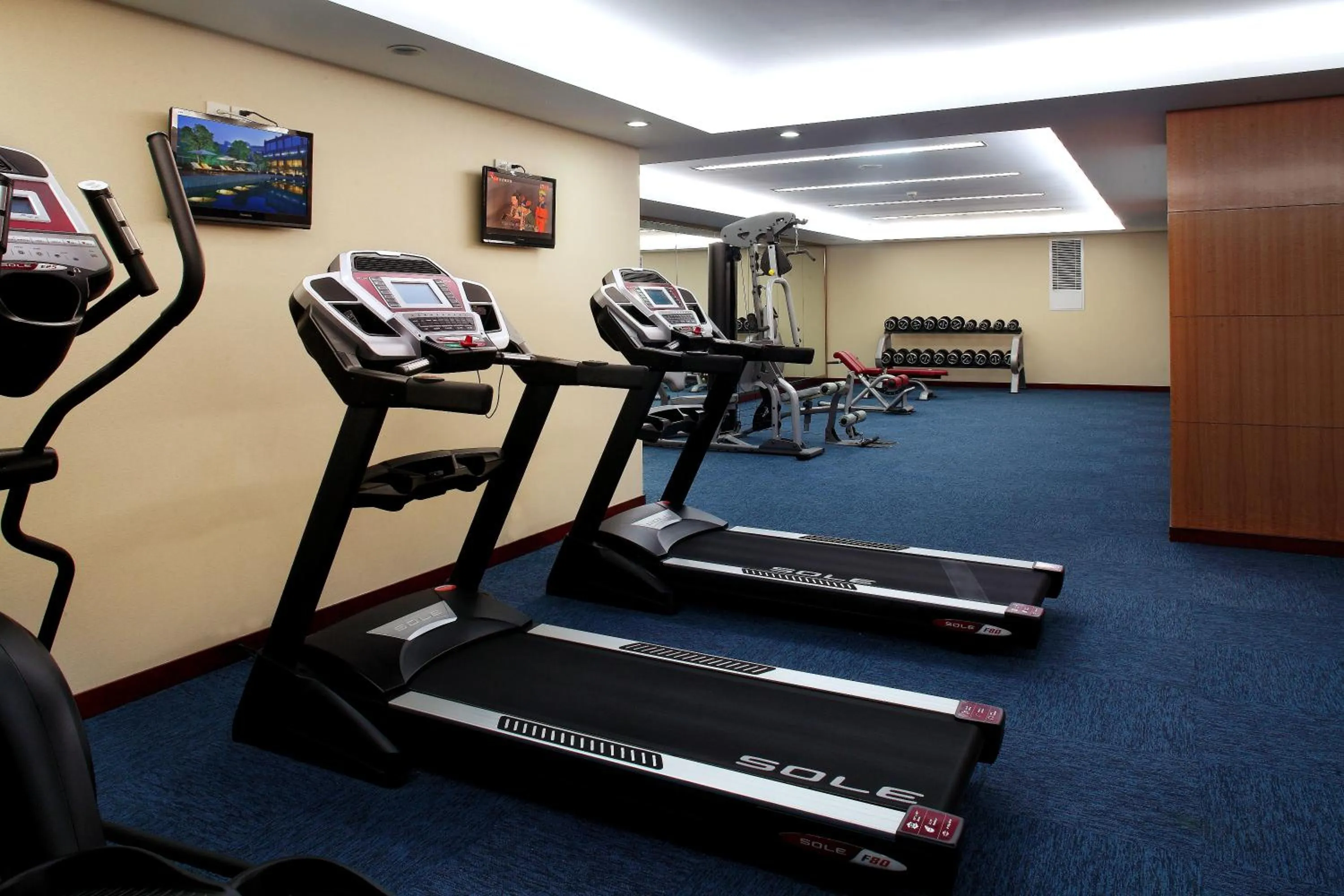 Fitness centre/facilities in Crowne Plaza Taizhou by IHG