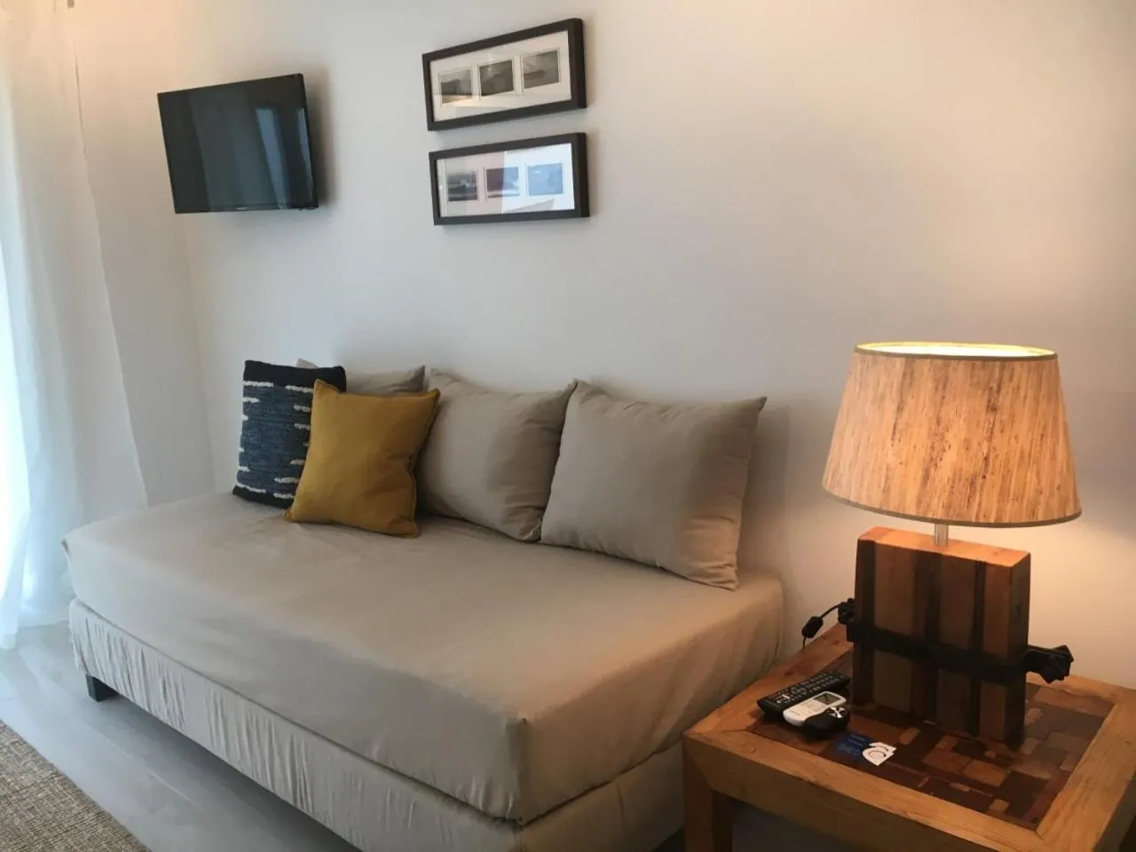 Bed in Alto Mar Apartment