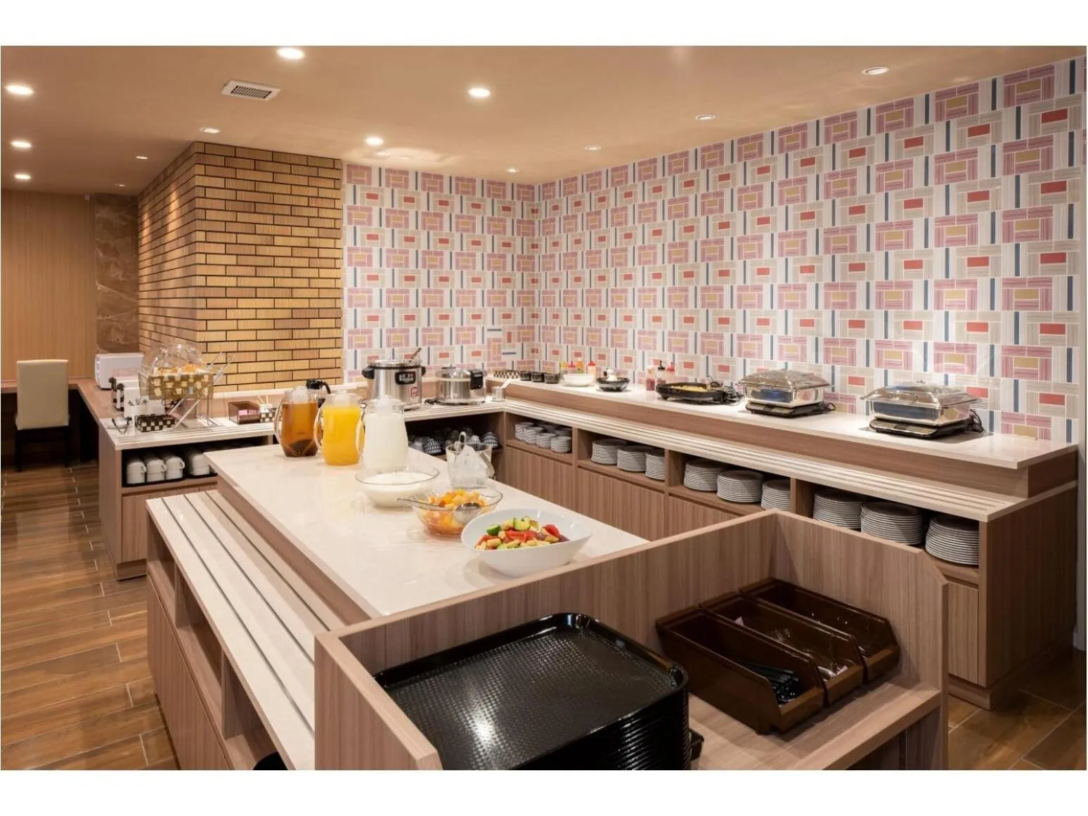 Buffet breakfast in Amagasaki Plaza Hotel Hanshin Amagasaki