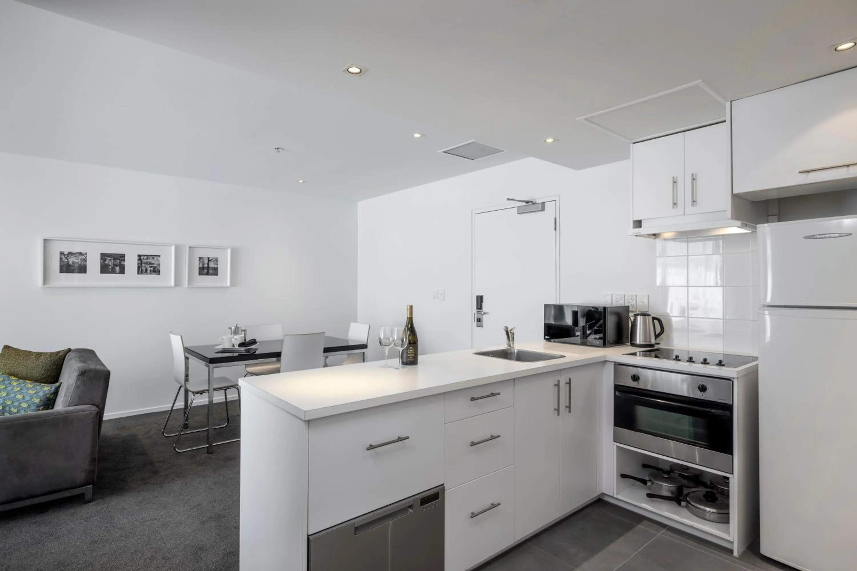kitchen in Quest Parnell Serviced Apartments