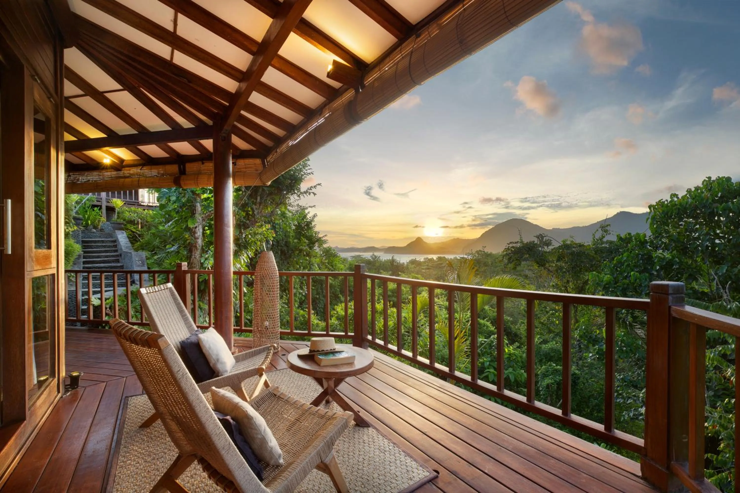 Patio in Sempiak Seaside Resort