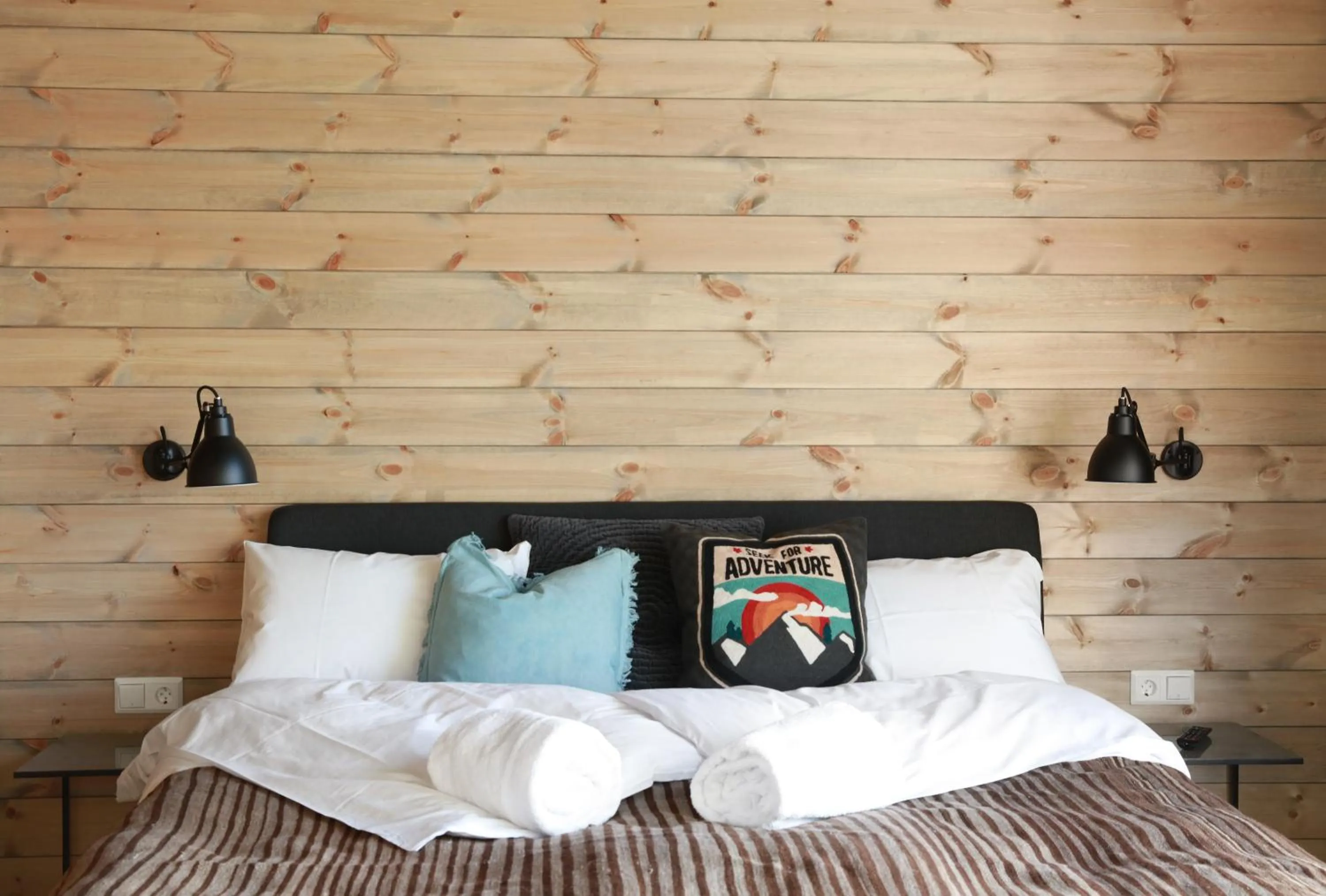 Bed in Solsiden Brygge Rorbuer