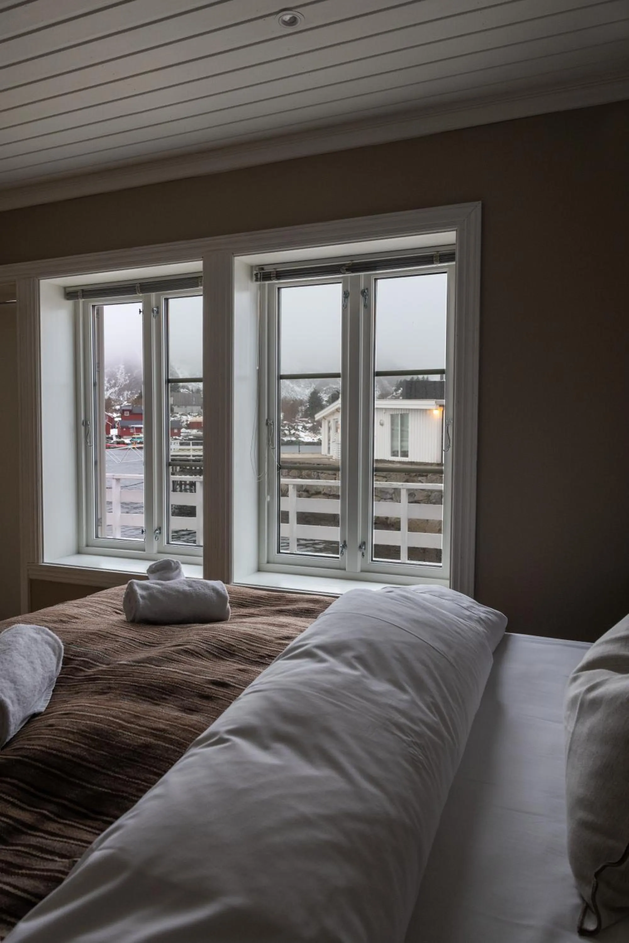 Bed in Solsiden Brygge Rorbuer